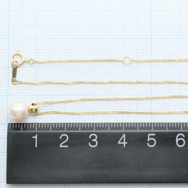 18K Yellow Gold Pearl Necklace for Women - Elegant Luxury Jewelry Gift for Brides, Anniversary & Special Occasions
