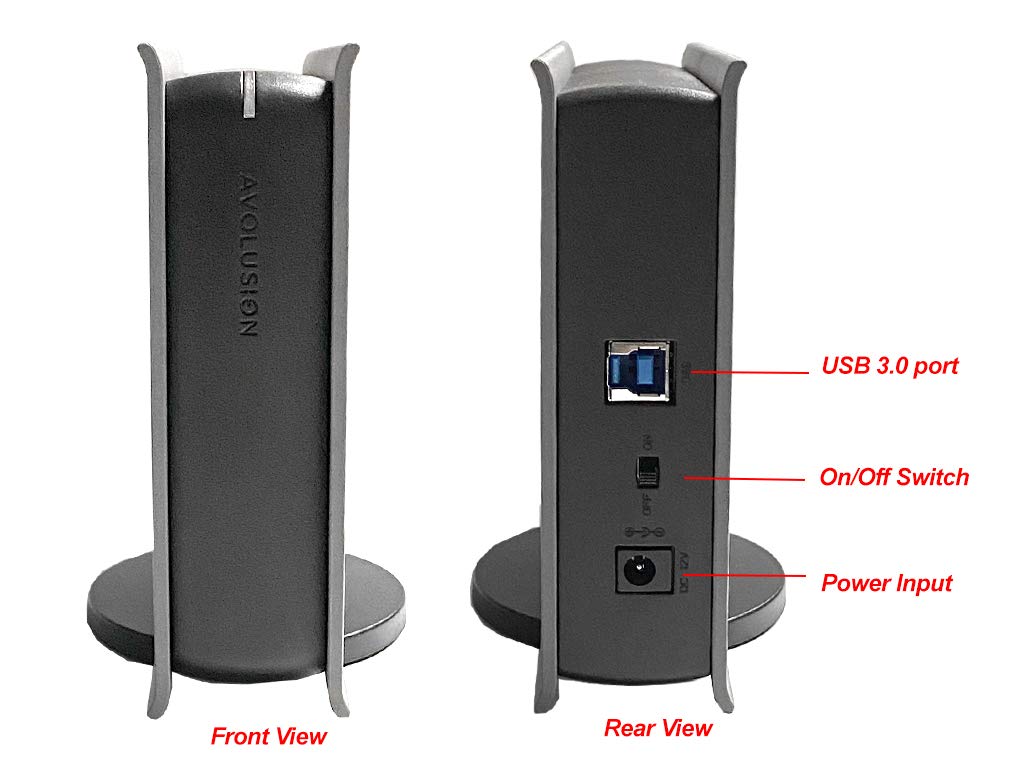 Avolusion PRO-5X 6TB USB 3.0 External Hard Drive for PC, Mac, PS4, PS5, Xbox One & Xbox Series X|S - Portable HDD Storage with 2 Year Warranty (Renewed) - Perfect for Gaming, Backup & Media Storage