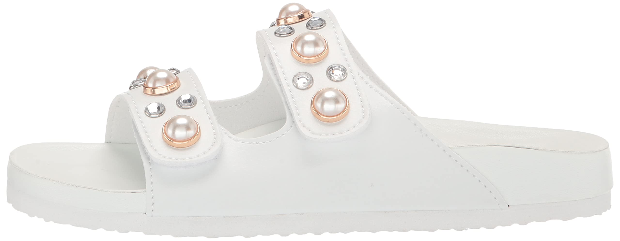 Madden Girl Women's Comfortable Baby Slide Sandals - Soft & Lightweight Summer Slides for Women, Perfect for Beach, Pool, and Casual Wear