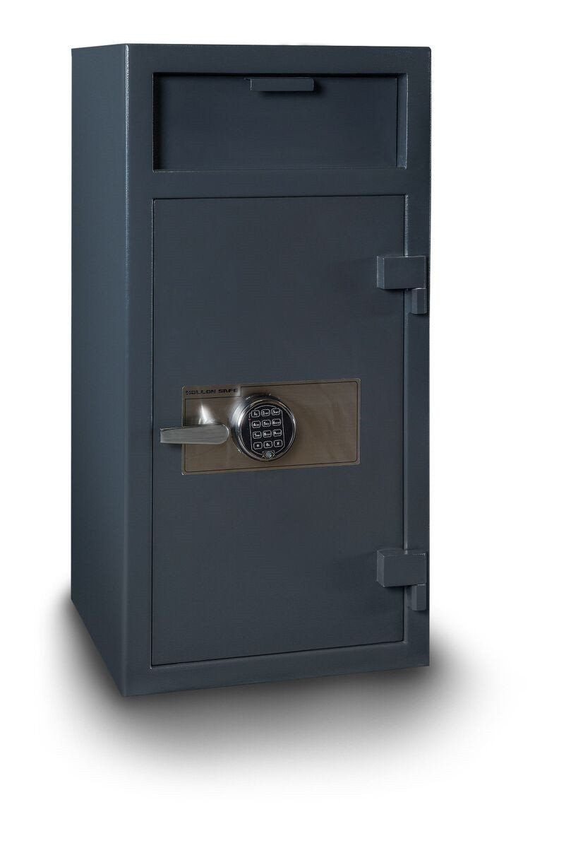 Hollon FD 4020E Electronic Depository Safe - Secure Cash Drop Box for Business, Retail & Office Use | Fireproof & Burglar Proof Money Safe for Banks, Shops & Restaurants
