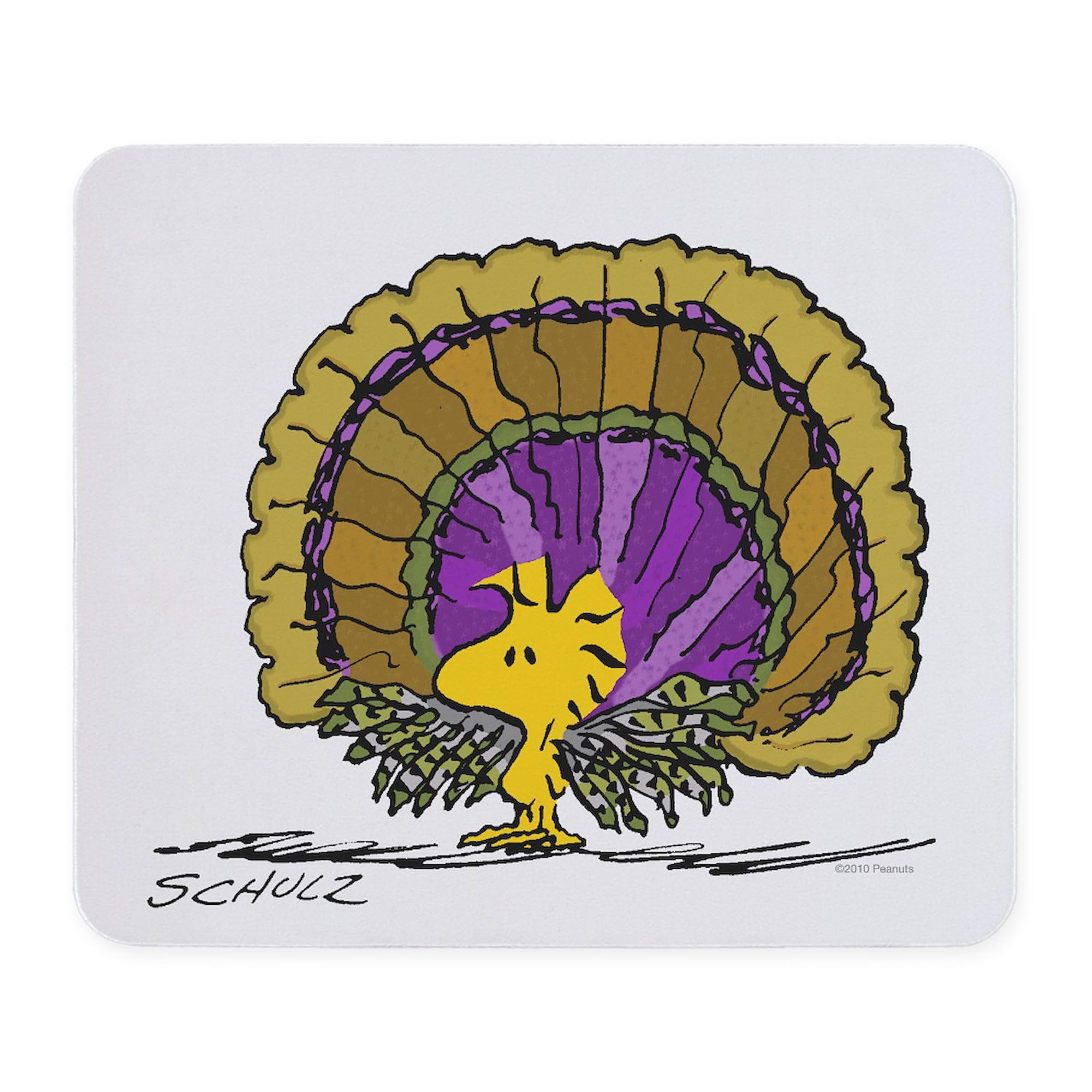 Non-Slip Woodstock Turkey Gaming Mouse Pad - Rubber Base for Computers & Office Desks - Perfect for Gamers, Workstations & Home Offices