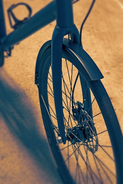 Edge AL 46 Aluminum Bike Fender Set - Lightweight 700c x 28-37mm Wheel Mudguards for Road & Hybrid Bikes - Perfect for Commuting & Wet Weather Cycling Protection