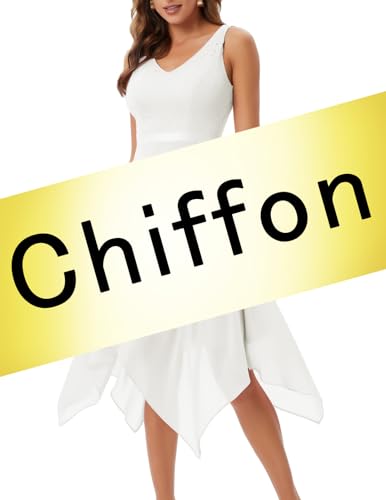 White_chiffon Skirt