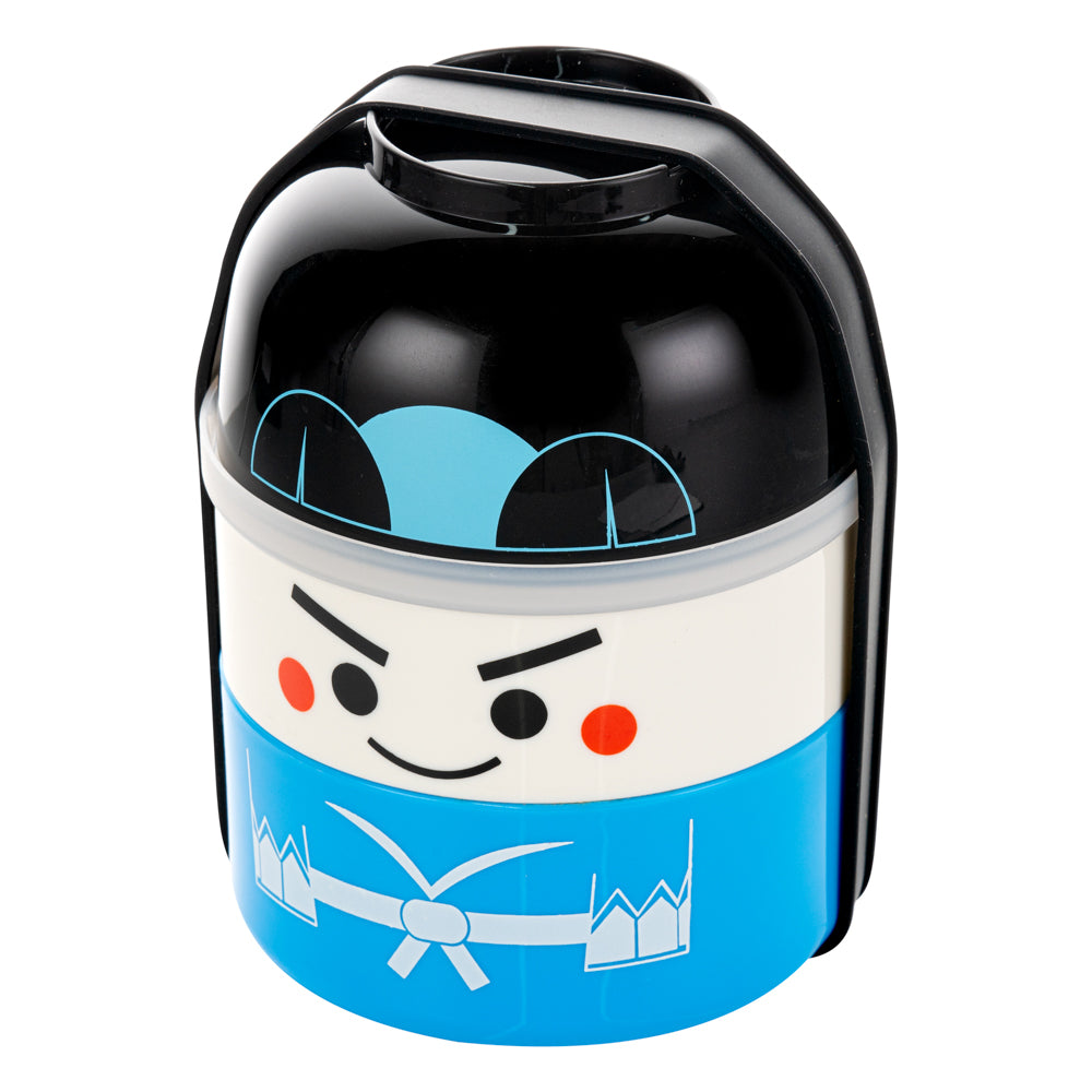 Premium Bento Tek 22 oz Ichiro Kokeshi Bento Box - 2 Tier Japanese Lunch Box (4.25