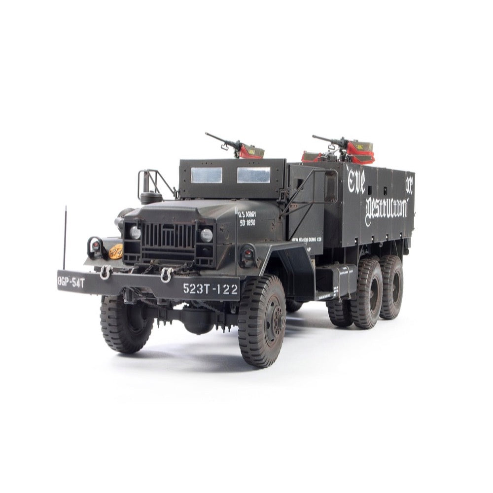 1/35 Scale AFV 35327 M54A2 5 Ton Gun Truck Military Vehicle Model Kit - Perfect for Vietnam War Diorama & Military Collectors