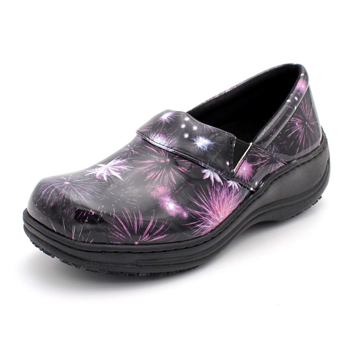 Laforst Women's Rachel Slip-Resistant Nursing Shoes - Non-Slip Waitress & Waiter Work Clogs with Manmade Upper | Comfortable for Healthcare, Food Service & Hospitality Professionals