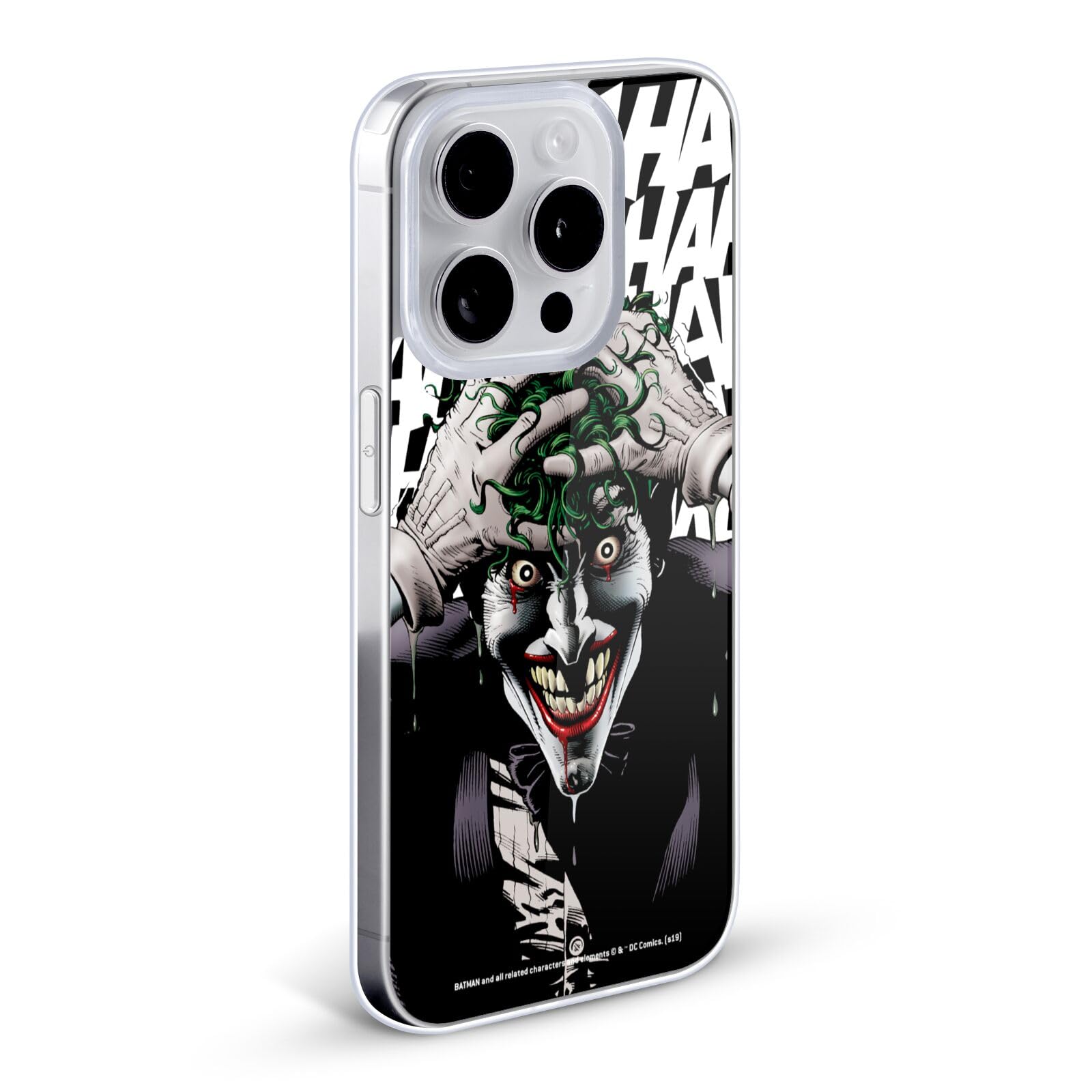 Officially Licensed Joker The Killing Joke Character Art Soft Gel Case for Apple iPhone 12 Pro Max - Durable Protection & Stylish Design - Perfect for DC Fans, Comic Lovers & Everyday Use