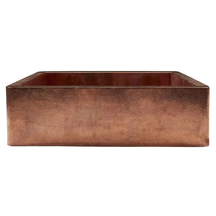 Handcrafted Copper Farmhouse Kitchen Sink 33