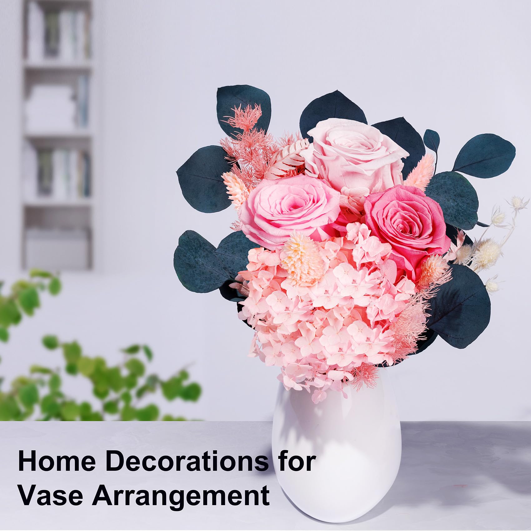 Beautiful Preserved Pink Roses Bouquet - Perfect Birthday & Mother's Day Gift for Women, Wife & Mom - Long-Lasting Flower Delivery for Special Occasions