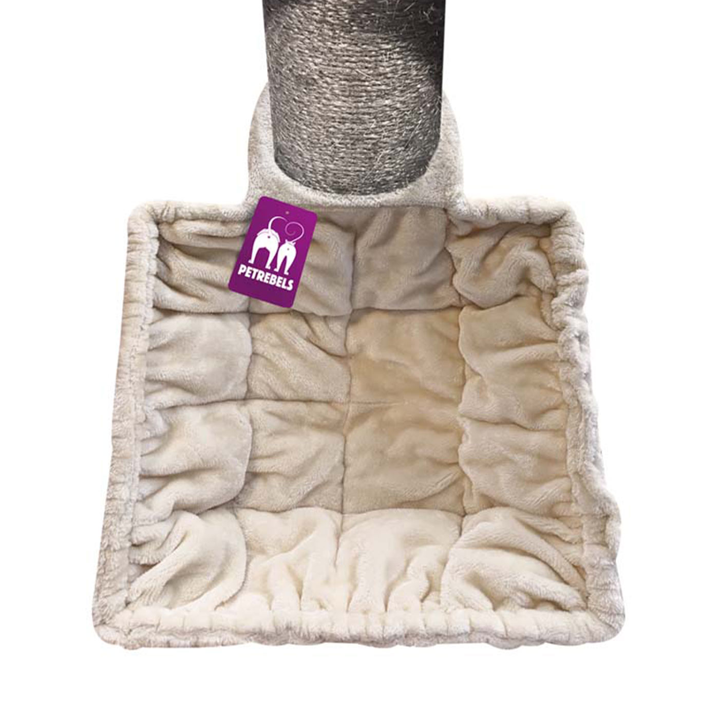 Premium Pet Hammock Bed - Cozy Square Sleeper for Cats & Dogs - Perfect for Indoor Lounging & Window Relaxation
