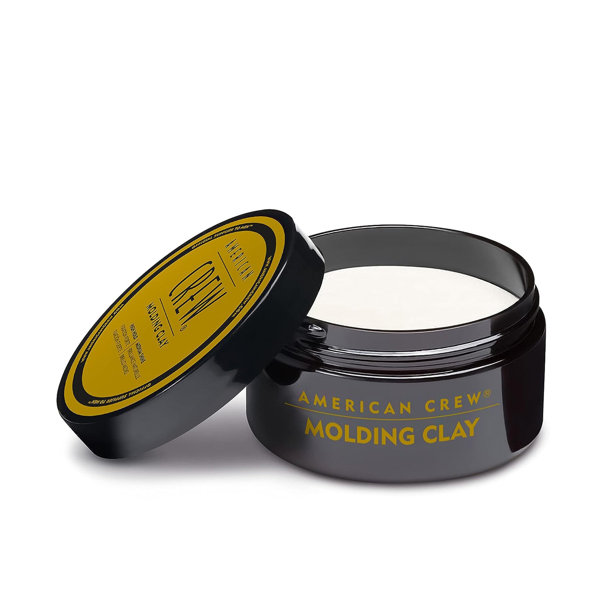 American Crew Molding Clay - Strong Hold Hair Styling Wax for Men - Perfect for Textured, Messy & Classic Hairstyles - Salon Quality Grooming for Everyday & Special Occasions