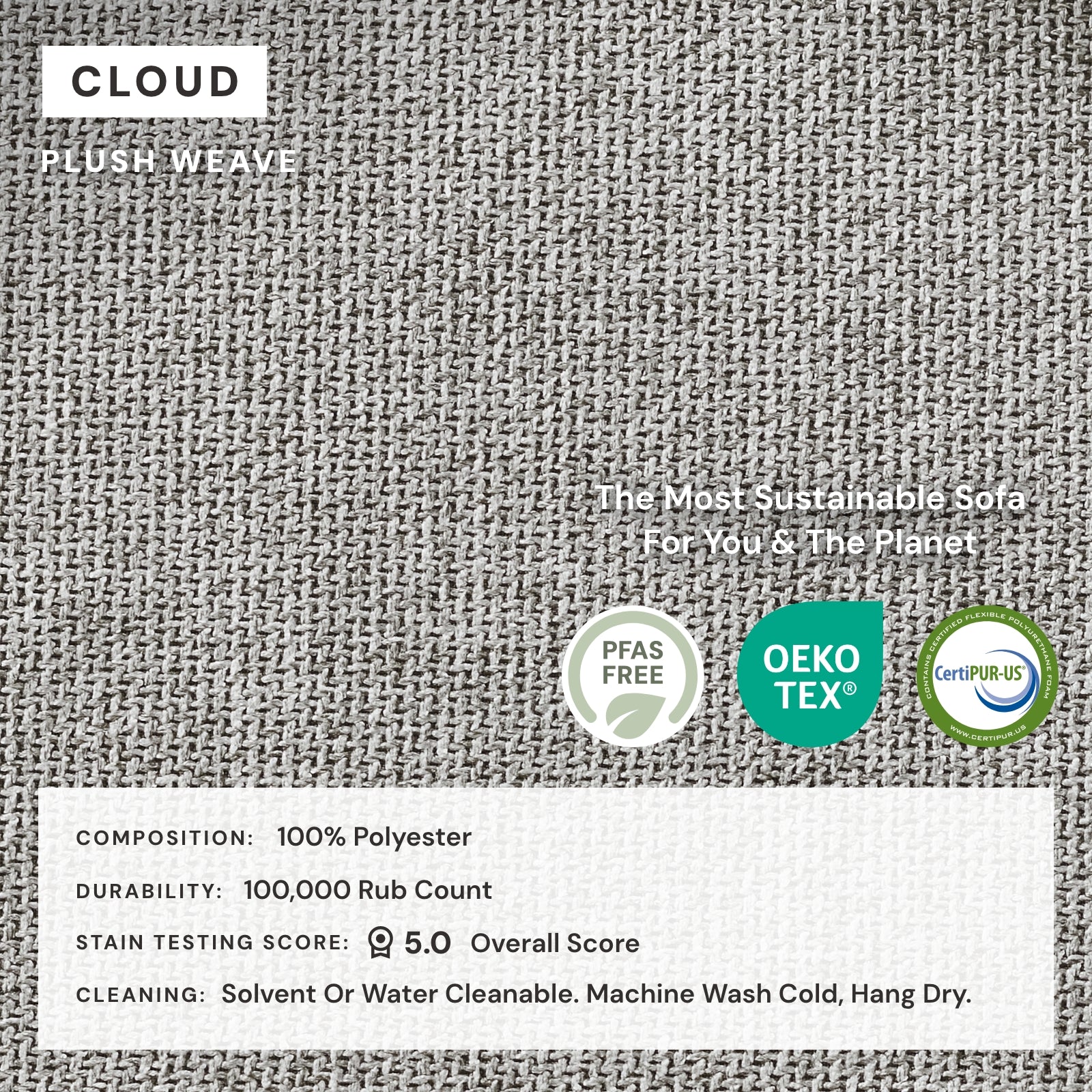 Modular Performance 2-Seater Sectional Sofa in Cloud Color | Soft Blend Fabric | Perfect for Small Living Rooms & Apartments