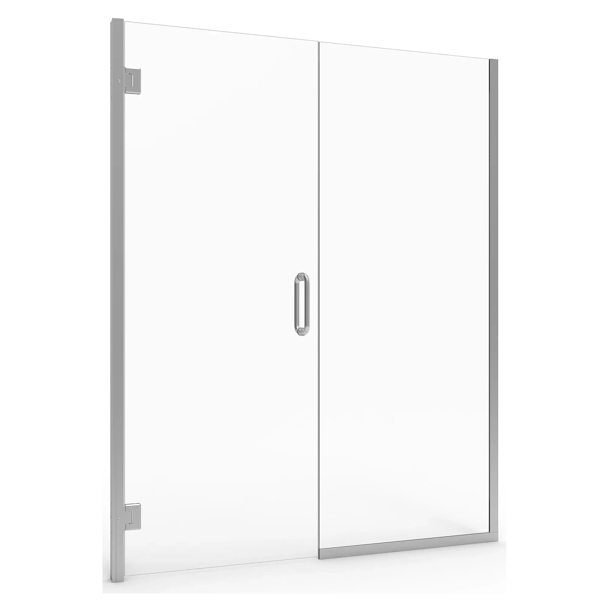 48 x 72 Inch Frameless Shower Door with Panel - Heavy Duty Tempered Glass Bathroom Upgrade for Modern Homes (Perfect for Master Bath & Walk-In Showers)