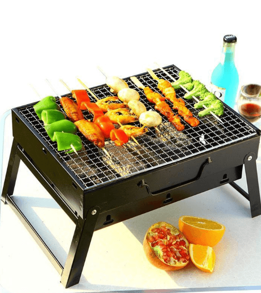 Portable Foldable BBQ Grill for Outdoor Cooking - Compact & Lightweight for Camping, Picnics, and Backyard Parties