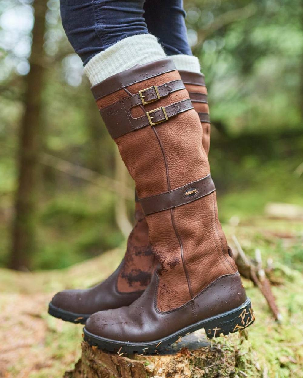 Dubarry Longford Country Boots - Waterproof Leather Riding Boots for Women - Perfect for Equestrian, Horseback Riding & Outdoor Adventures