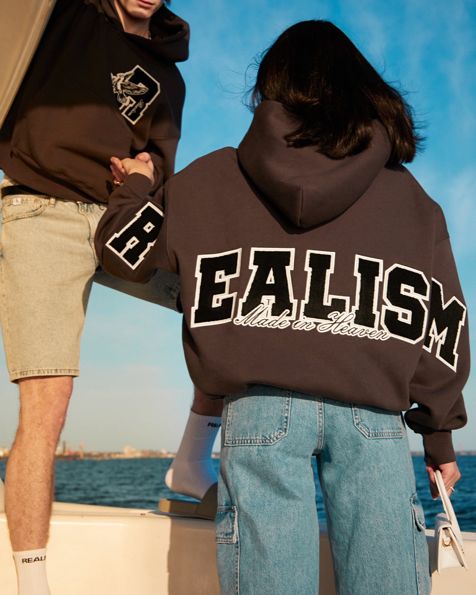 SSS Realism College Team Hoodie - Asphalt Grey | Comfortable & Stylish Pullover for Casual Wear, Sports & Campus Life