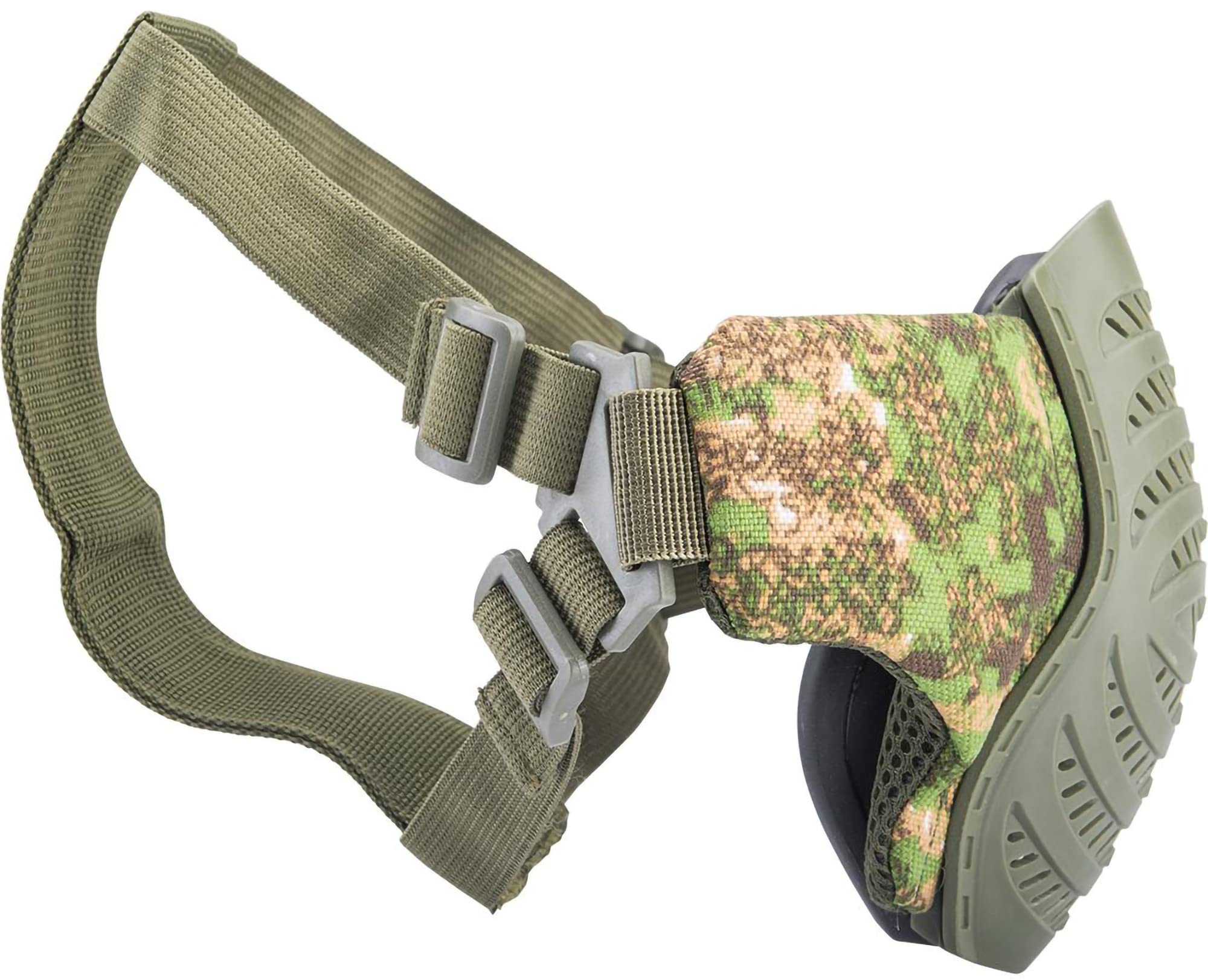 Matrix Low Profile Tactical Padded Airsoft Face Mask - Pencott Greenzone | Half Face Protection for Airsoft & Tactical Training | Comfortable & Durable Design for Outdoor Sports & Military Simulation