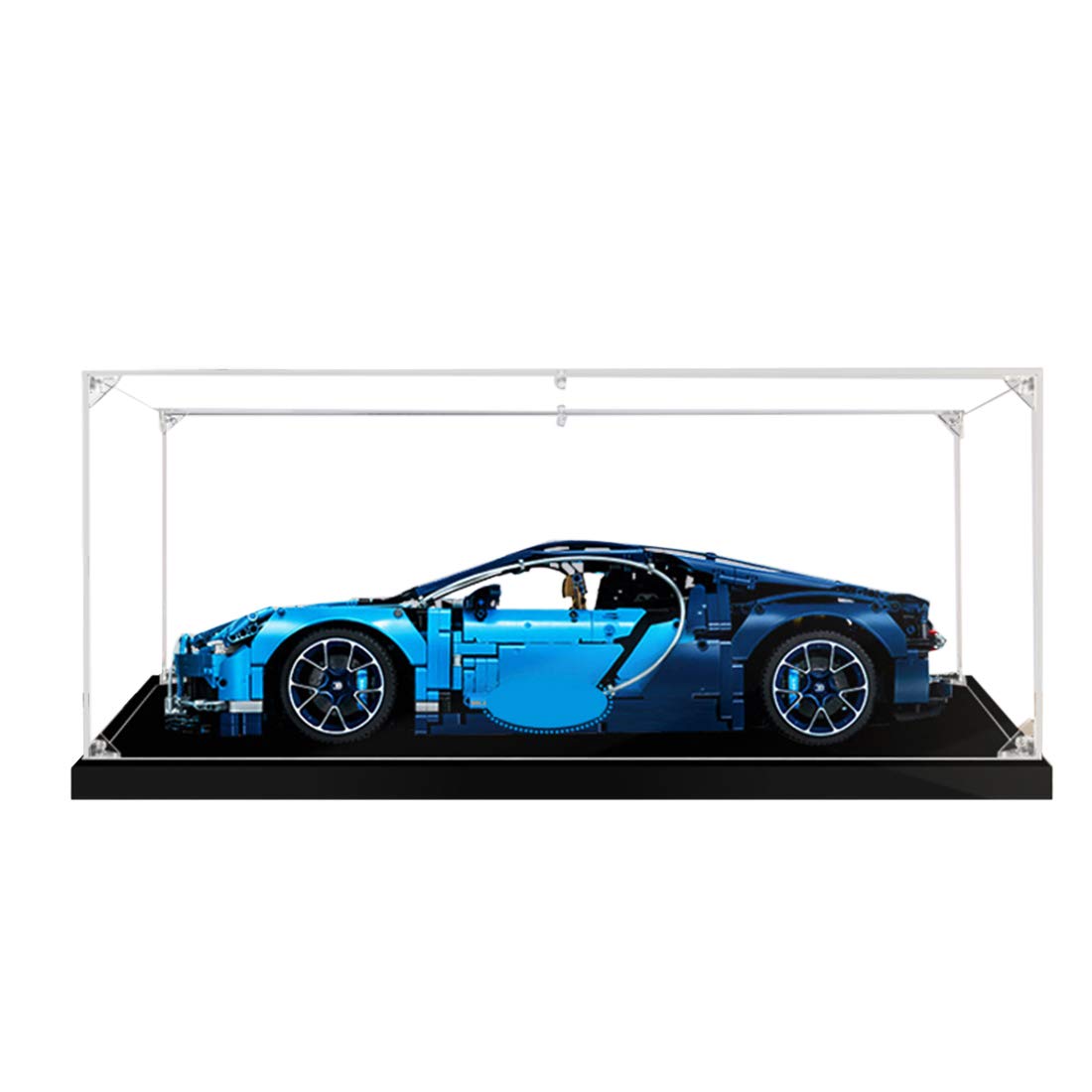 **MOCDIY Acrylic Display Case for Lego Technic Bugatti Chiron 42083 – Dustproof Protection Showcase for Lego Car Models – Perfect Gift for Lego Lovers – Display & Storage Box (Lego Set Not Included) – Ideal for Home, Office & Collector’s Showcase**