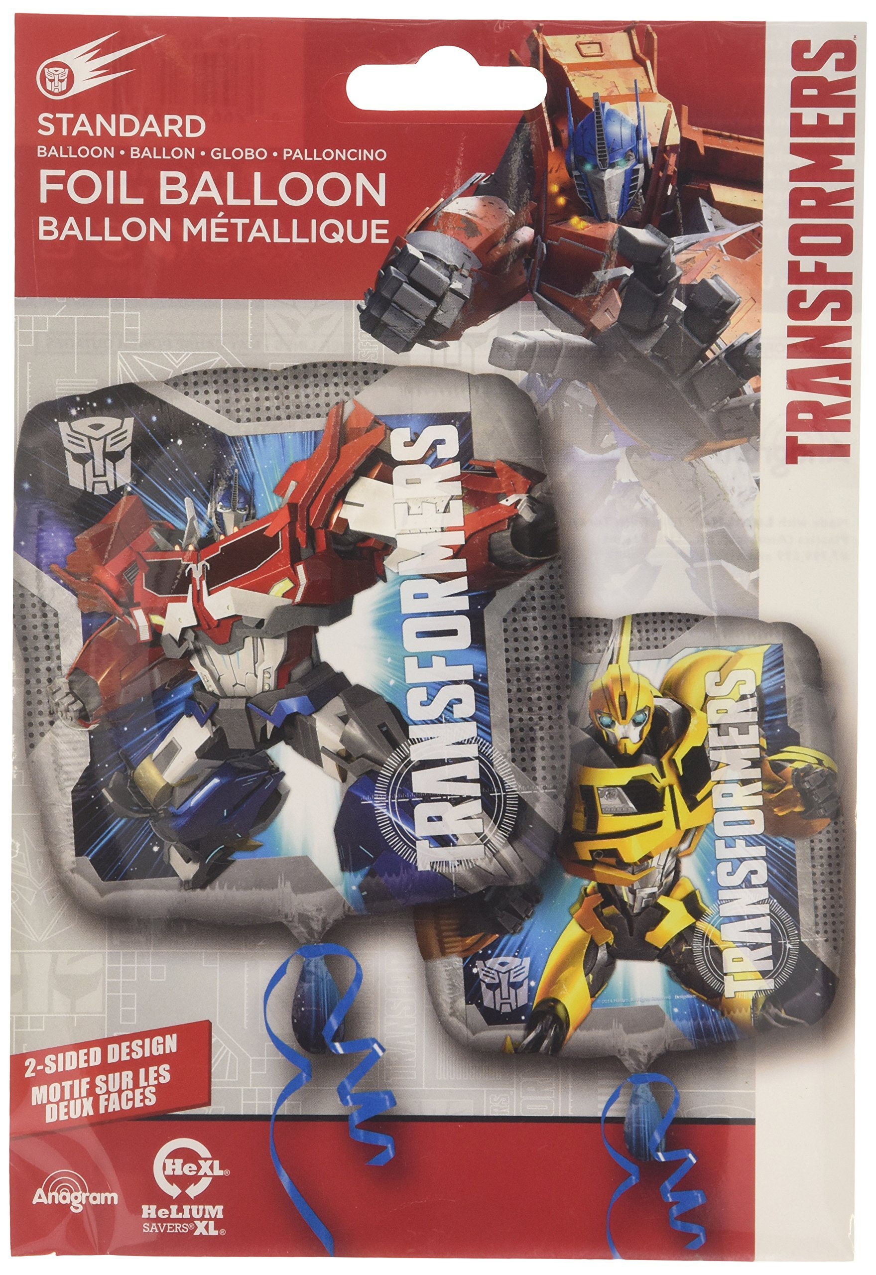 Anagram International HX Transformer Party Balloons - 12 Pack Multicolor Latex Balloons for Birthday Decorations, Baby Showers & Celebrations - Perfect for Indoor/Outdoor Party Decor