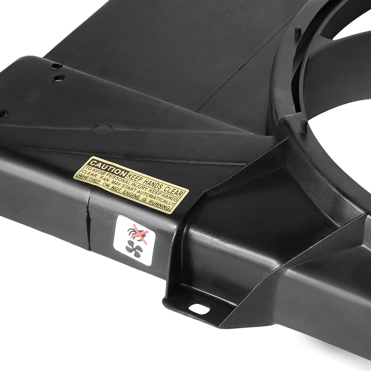 DNA MOTORING OEM-RF-0086 High Performance Radiator Cooling Fan Assembly - Direct Replacement for 97-03 Ford Escort & 97-99 Mercury Tracer - Improved Cooling Efficiency - Perfect for Summer Driving & Overheating Prevention