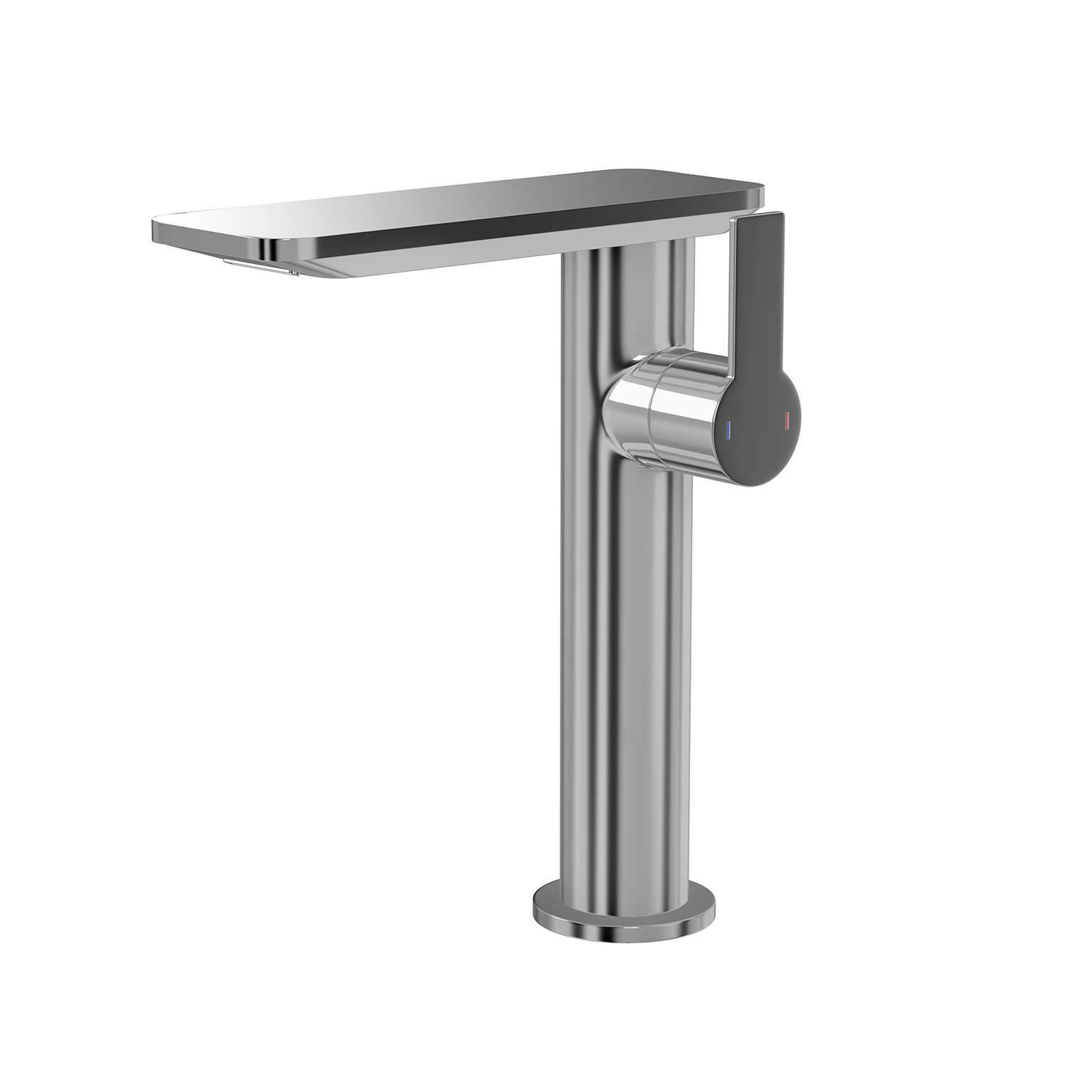 DAX 8205A Single Handle Bathroom Waterfall Vessel Sink Faucet - Deck Mount Brass Faucet with 8 1/16