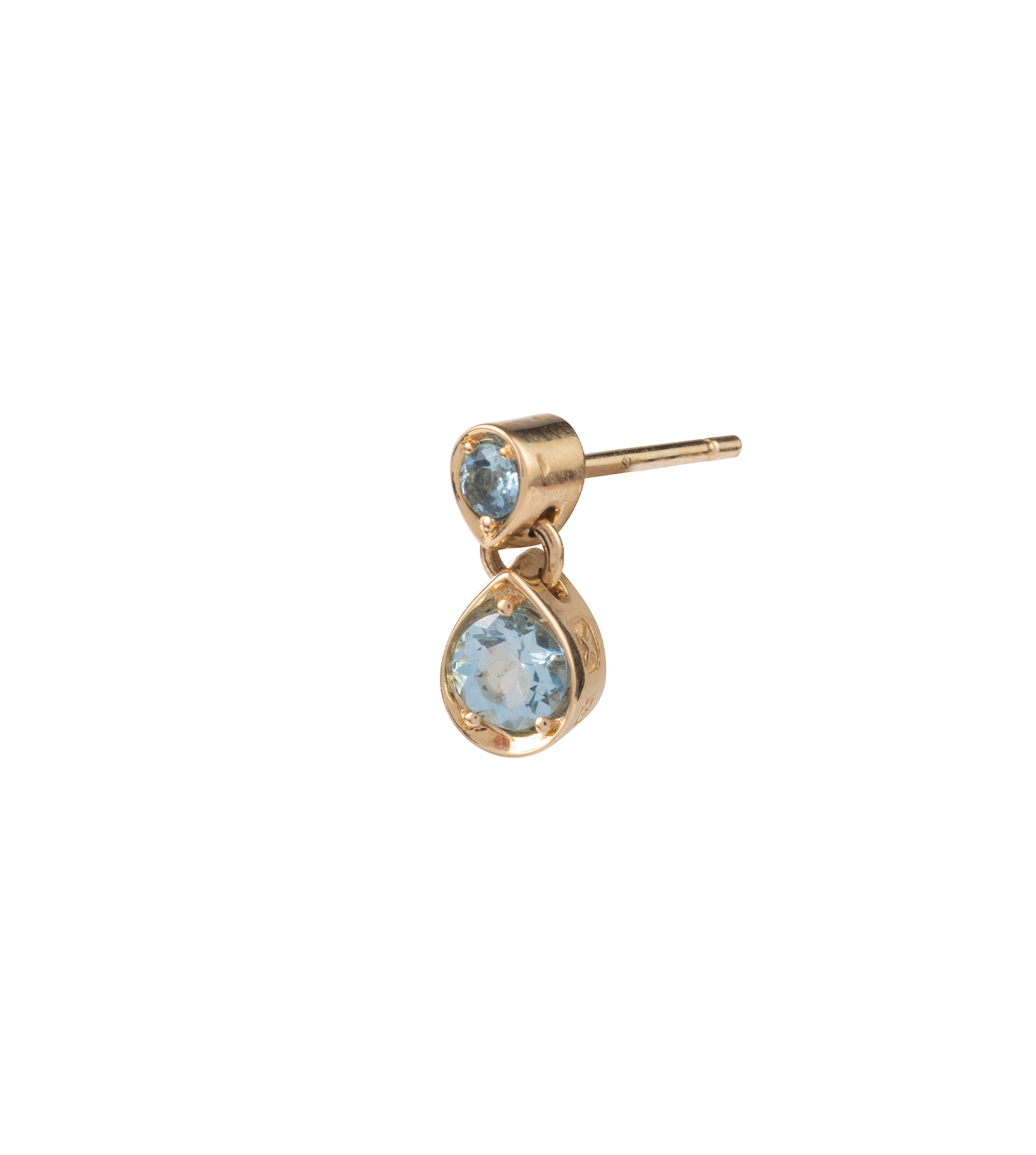 Forever & Always Aquamarine Gemstone Double Drop Earrings – Elegant Dangling Jewelry for Women | Perfect for Weddings, Anniversaries & Date Nights