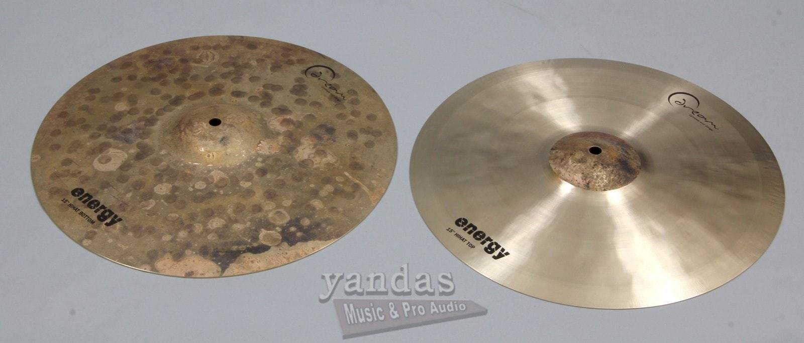 Dream Energy Hi-Hat Cymbals 13 Inch - Professional Grade Brass Cymbals for Drummers | Perfect for Jazz, Rock & Studio Recording