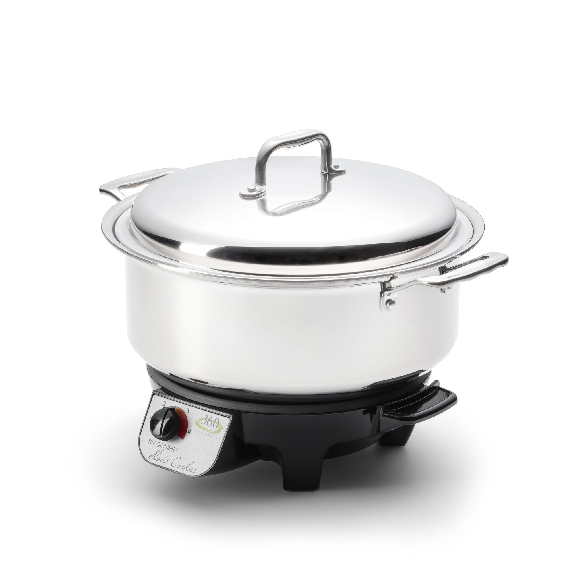 6 Quart Slow Cooker Set - Programmable Digital Crock Pot with Lid & Removable Stoneware - Perfect for Family Dinners, Meal Prep & Party Buffets