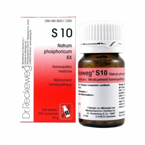 Dr. Reckeweg S10 Natrum Phosphoricum Homeopathic Remedy - Supports Digestion & pH Balance for Daily Wellness