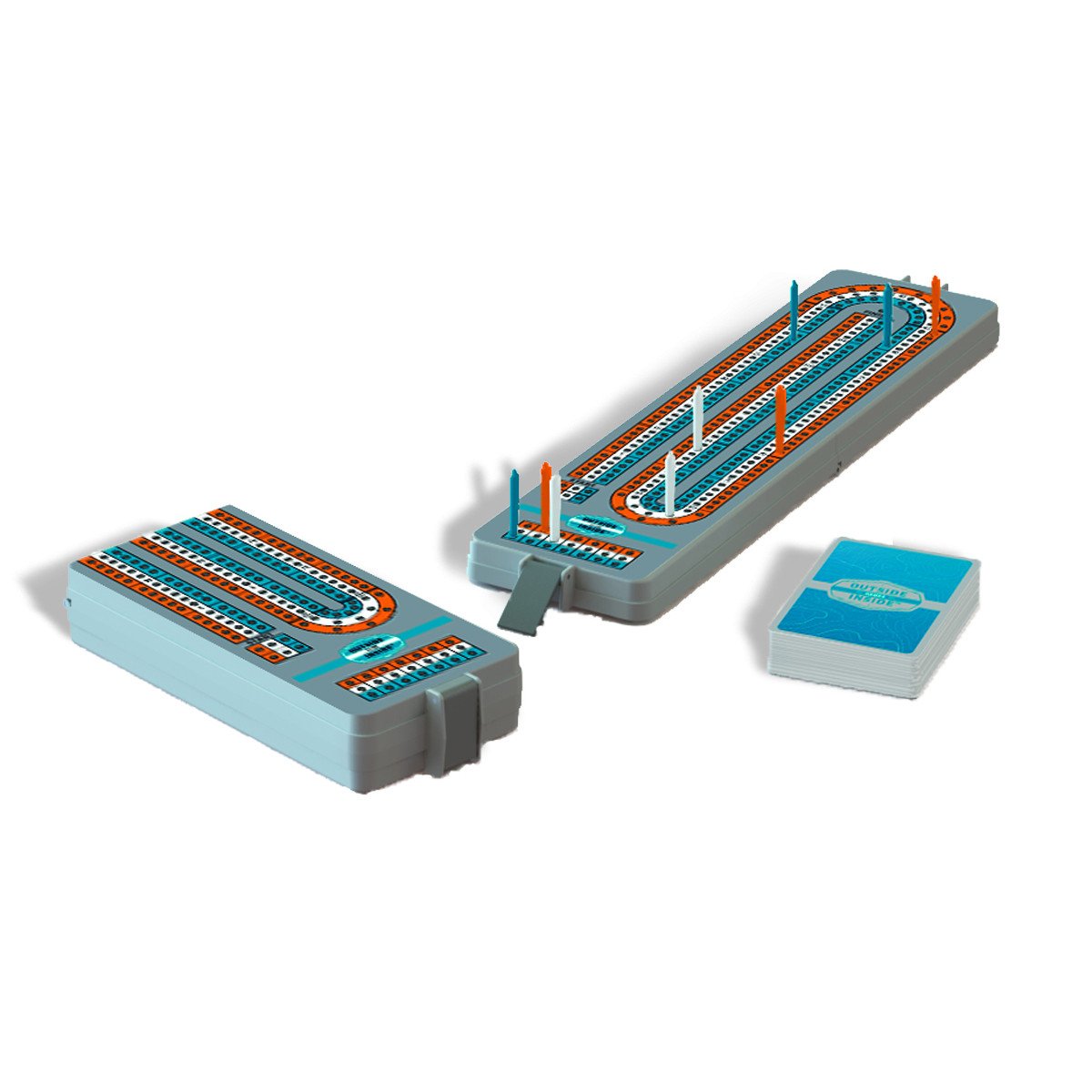Portable Backpack Cribbage Board Game Set - Travel & Outdoor Cribbage for Camping, Hiking & Road Trips