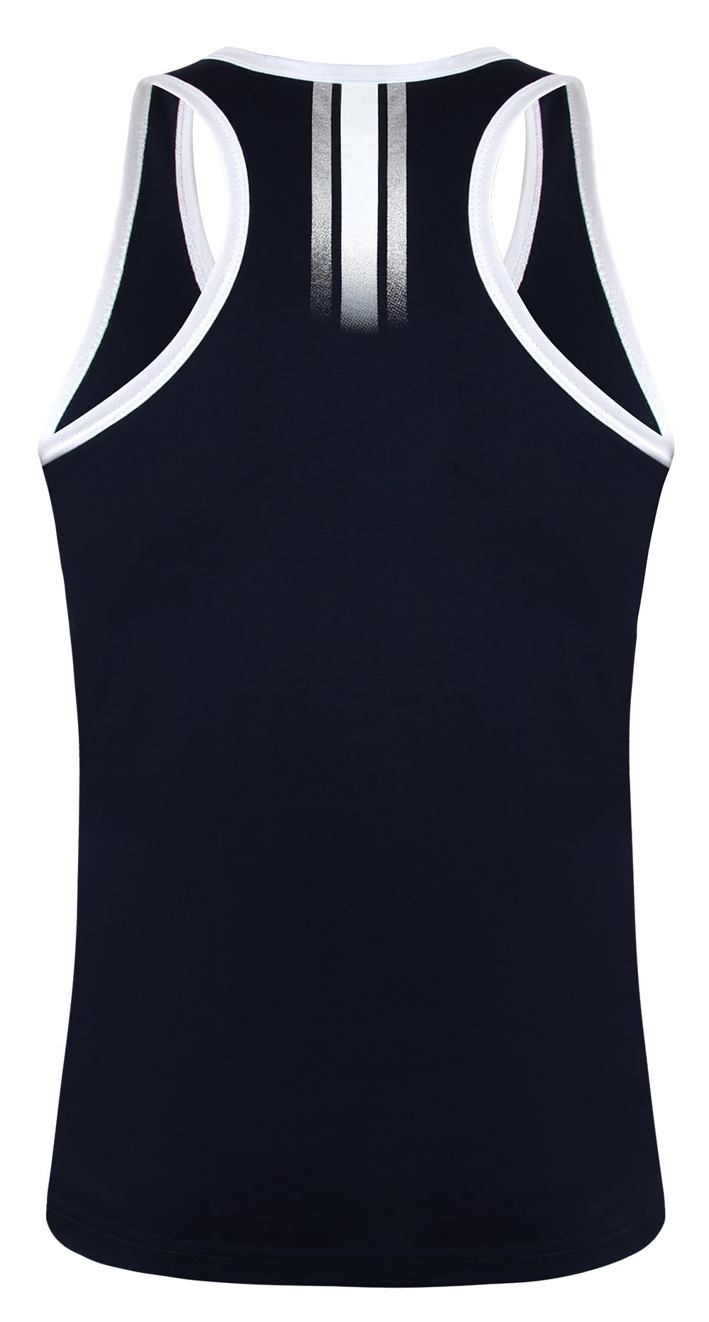 Women's Athletic Tank Top - Breathable Sports Vest for Football Fans - Navy & White - Perfect for Game Day & Gym Workouts