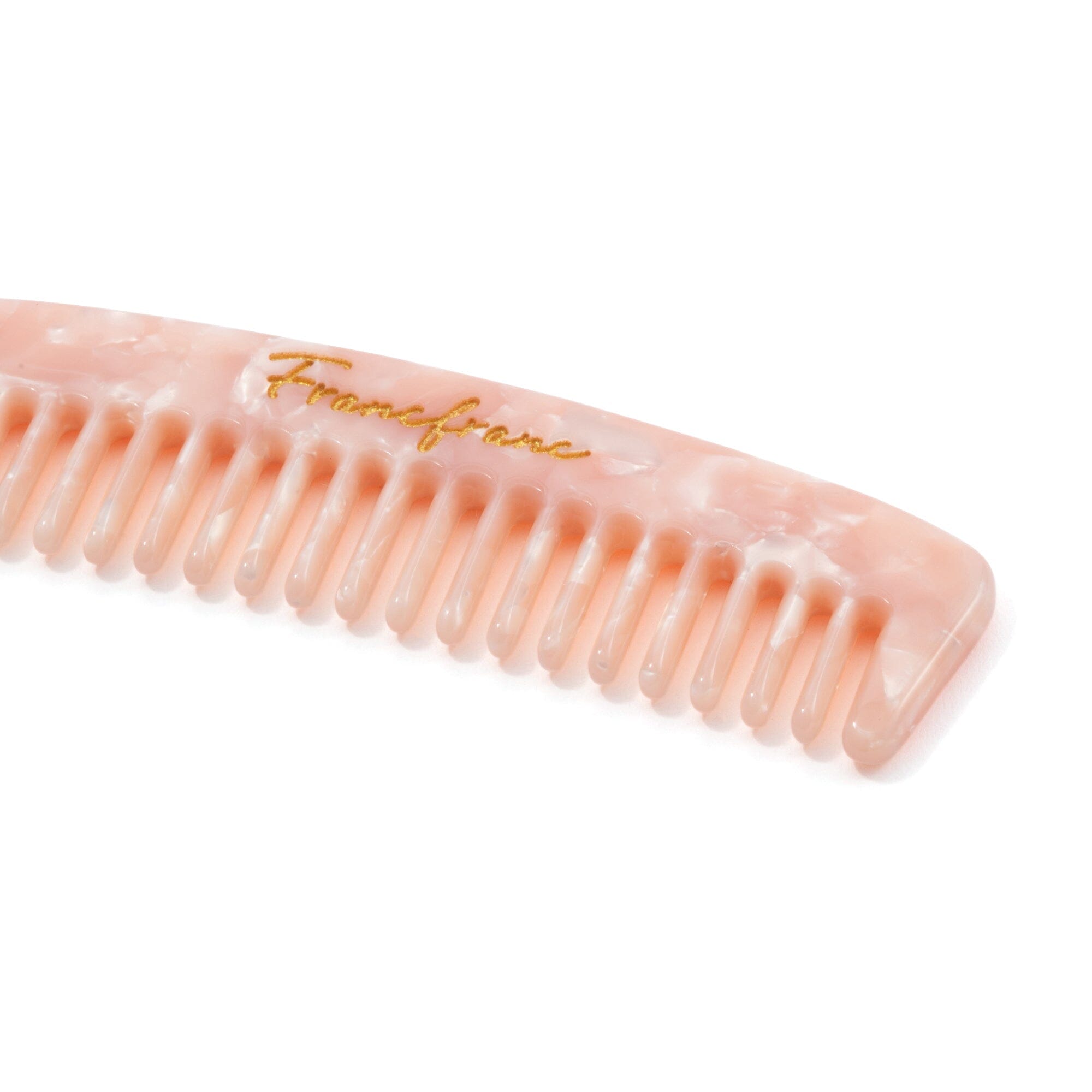 Compact Comb with Pouch - Pink Travel Hairbrush for Women & Men, Portable Pocket Comb for On-the-Go Styling, Purse, Gym Bag, or Travel Essentials