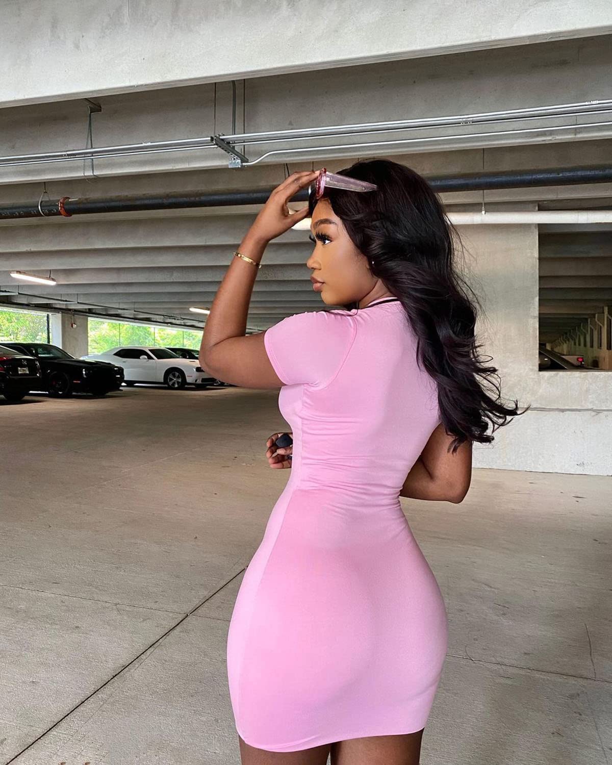 Sexy Hollow Out Lace Up Bodycon Mini Dress for Women - Summer Club Party Outfit | Perfect for Nightlife, Date Nights & Special Occasions