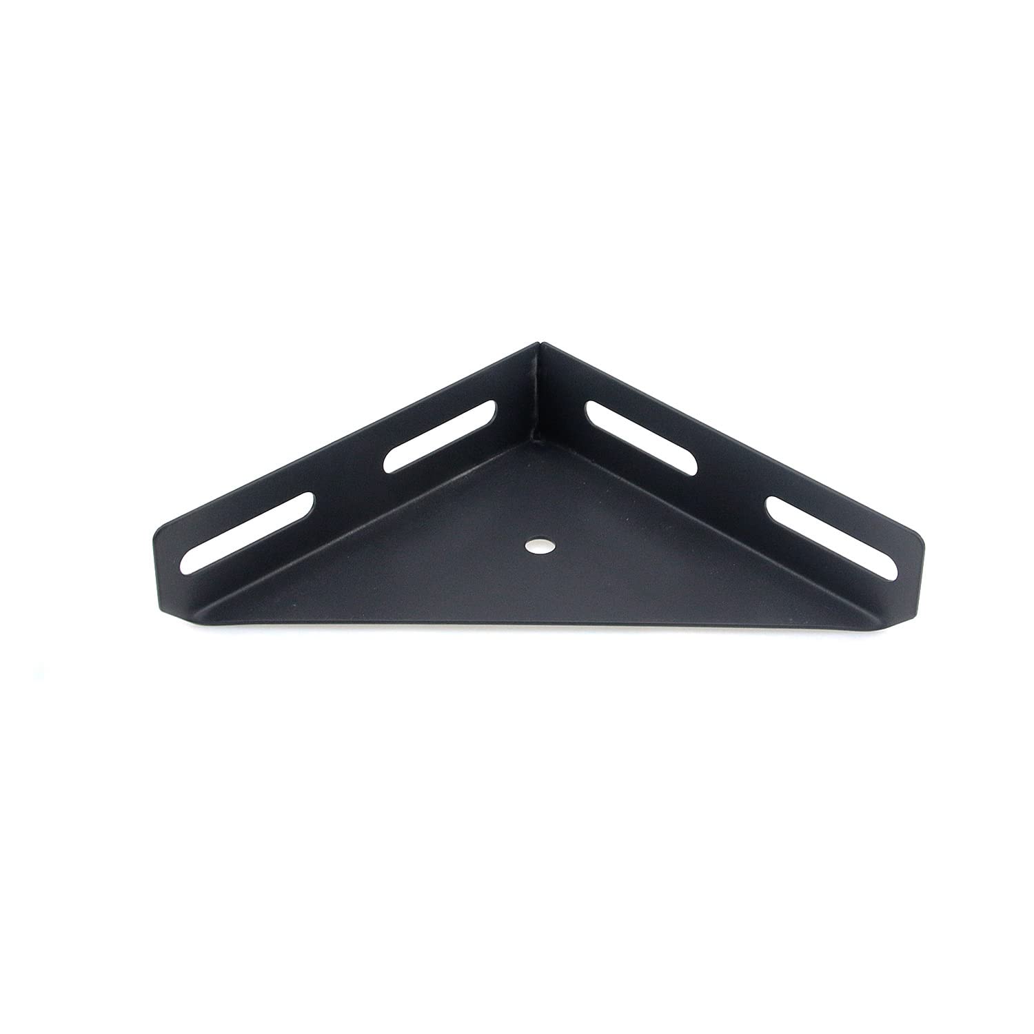 4pcs 9.5-Inch Heavy Duty Triangle Corner Brackets - 260lbs Max Load Black Metal Furniture Braces for Bed Frame, Cabinet, Cupboard & Storage Box - Perfect for Home, Office & DIY Furniture Reinforcement