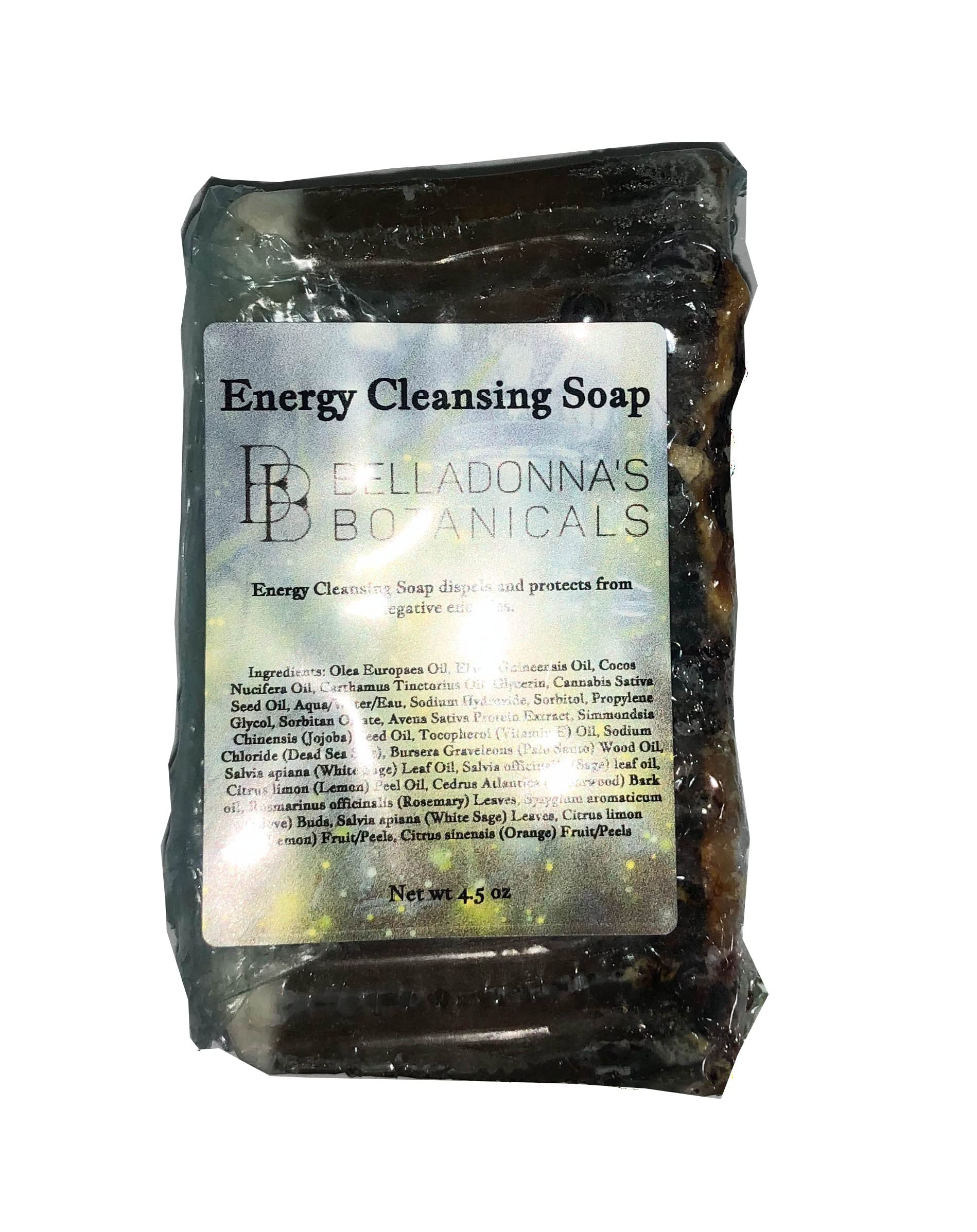 Natural Energy Cleansing Soap - Purifying & Rejuvenating Body Wash for Spiritual Wellness | Perfect for Meditation, Yoga & Daily Rituals