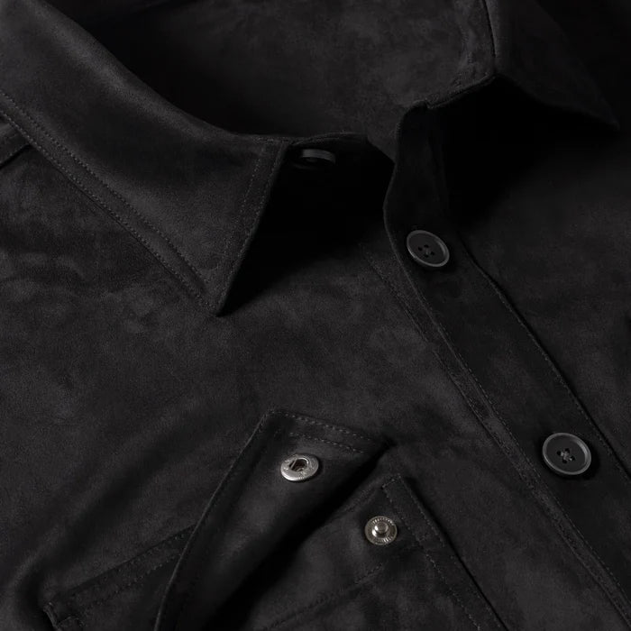 Premium Robert Barakett Suede Shirt Jacket for Men - Soft & Stylish Casual Wear - Perfect for Fall & Winter Outfits