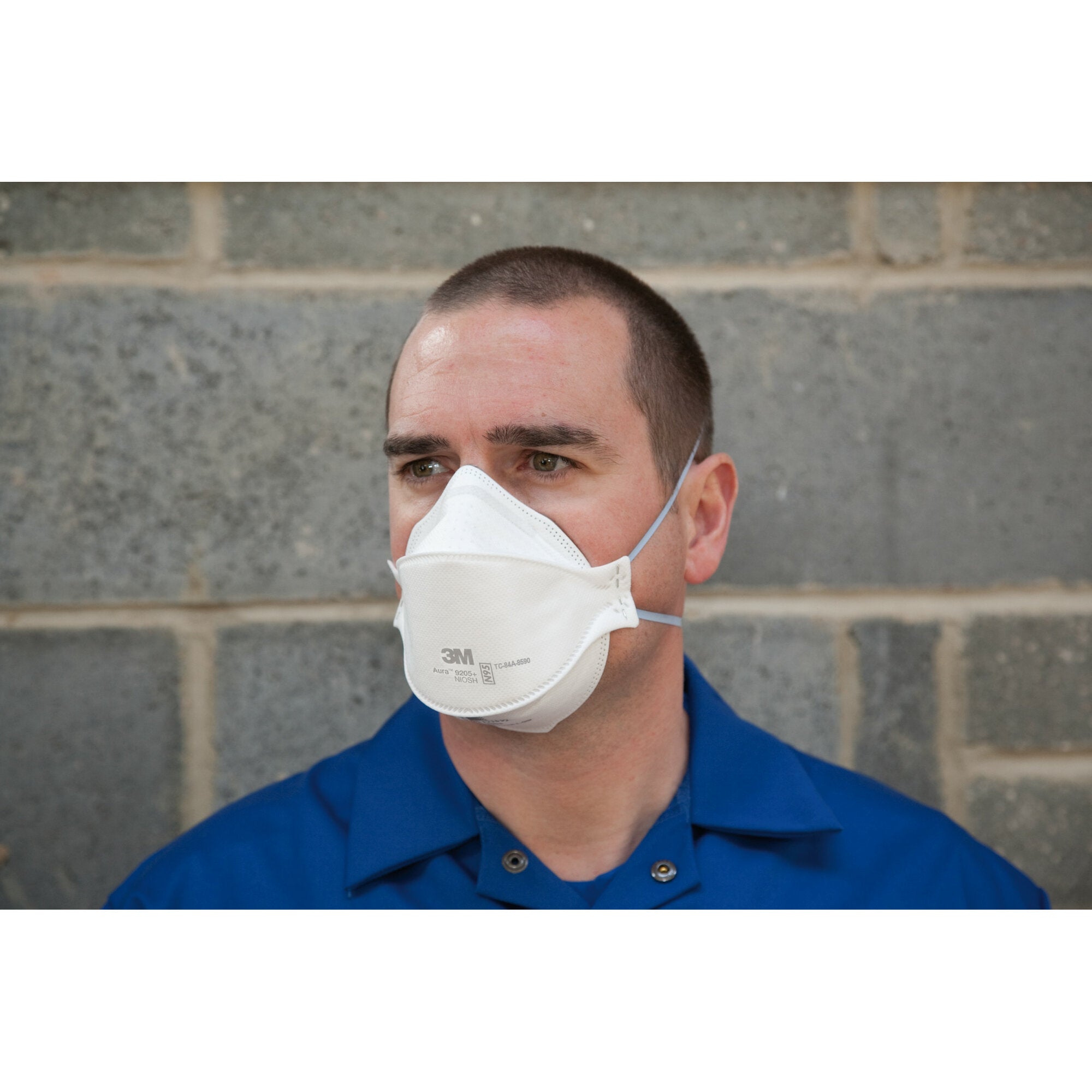 3M Aura Particulate Respirator 9205+ N95 Masks - 20 Pack, NIOSH Certified for Dust, Pollen & Airborne Particles Protection - Ideal for Construction, Woodworking & Home Improvement Projects