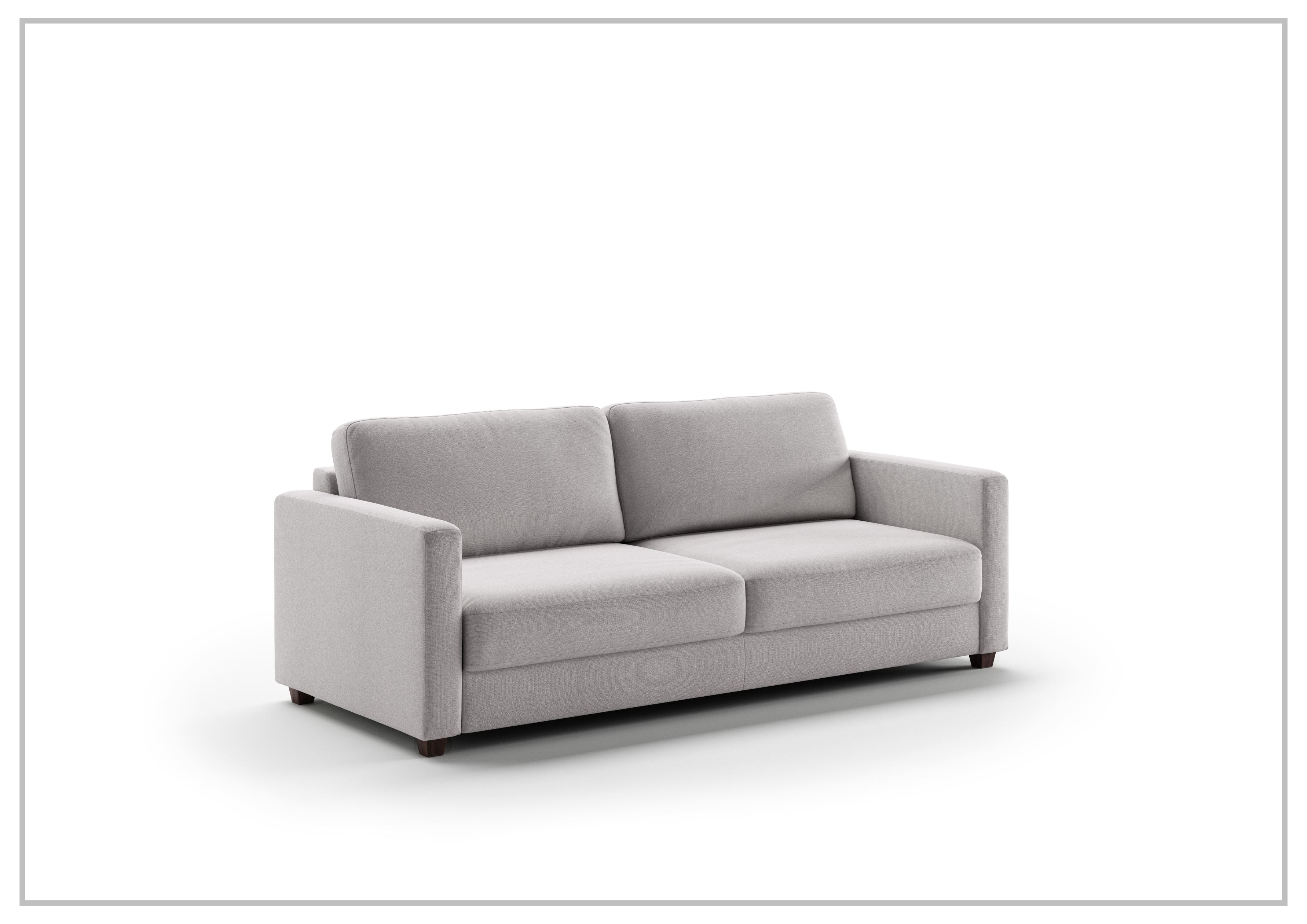 Luonto Emery Full XL Fabric Sleeper Sofa with Easy Deluxe Function - Convertible Sofa Bed for Small Spaces, Guest Room & Apartment Living - Comfortable Modern Furniture for Home & Office Use