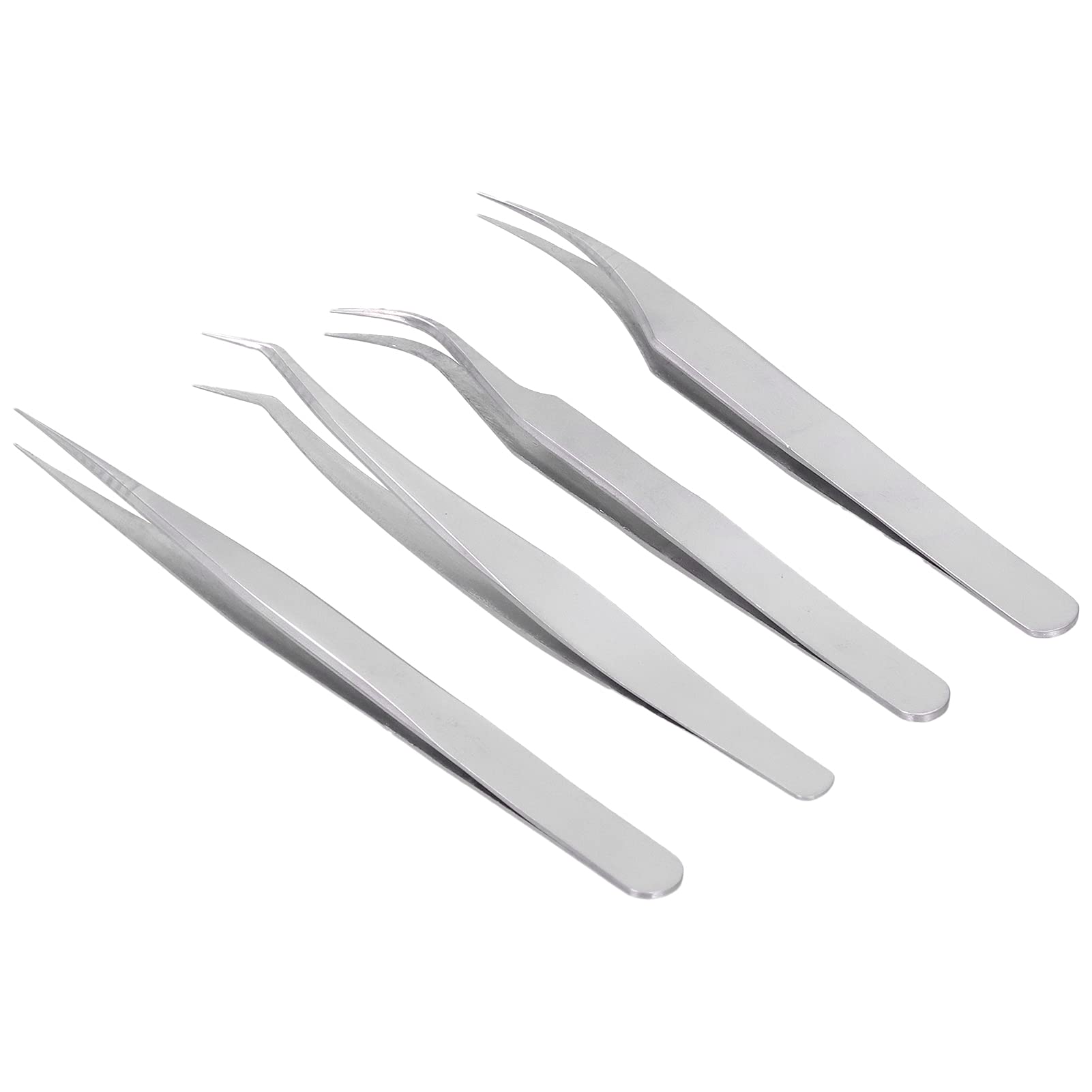 Professional Stainless Steel Manicure Tweezers - Ergonomic Nail Salon Tools for Precise Grooming | Perfect for Manicurists, DIY Nail Care & Beauty Salons
