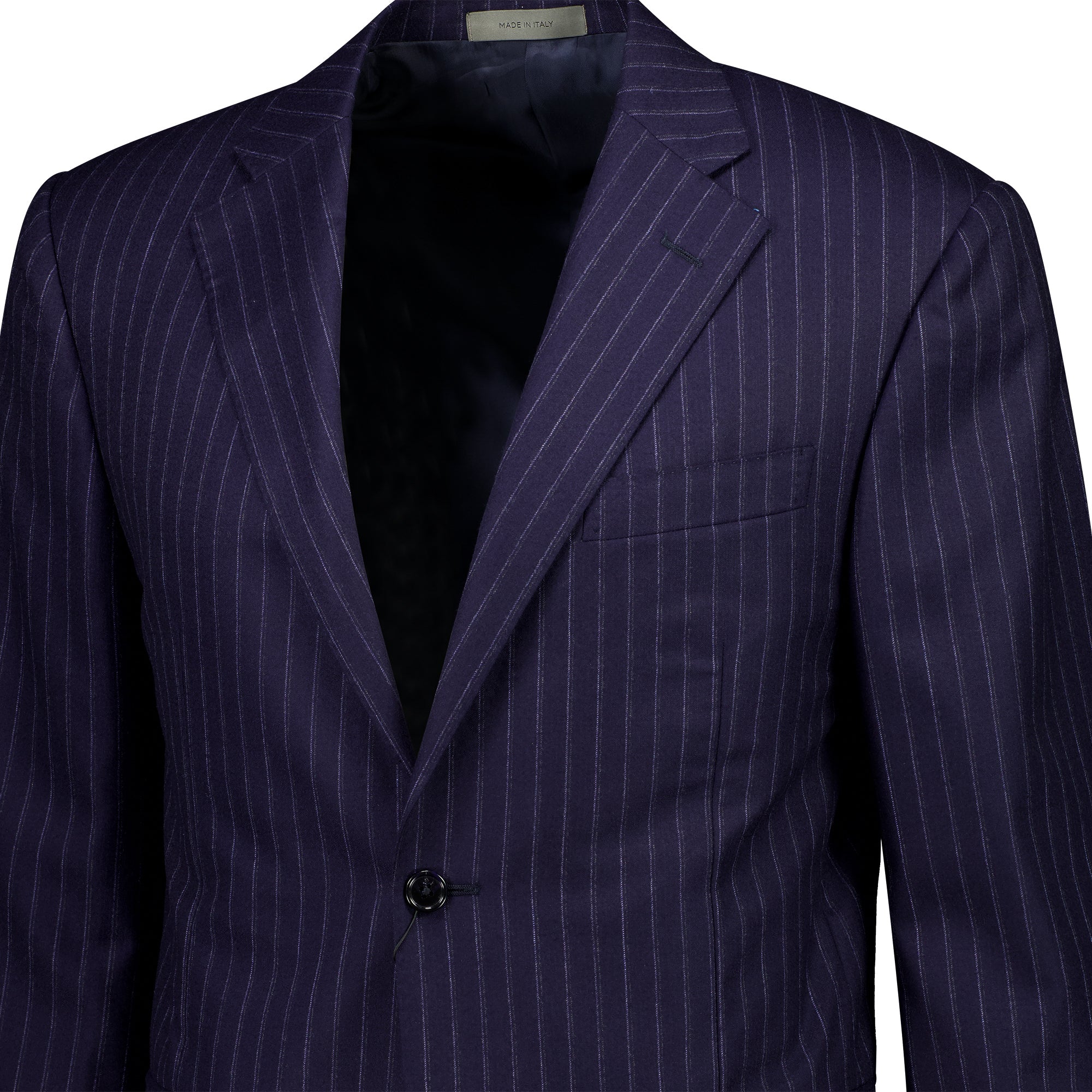 Corneliani Stripe Leader Suit for Men - Navy Blue Business Attire | Perfect for Office, Weddings & Formal Events