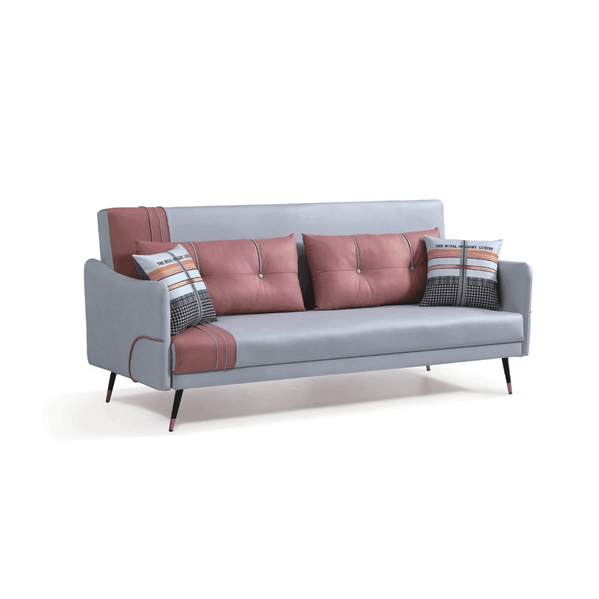 Kaela Leathaire Convertible Sofa Bed - 3-in-1 Folding Futon Couch with Storage | Perfect for Small Spaces, Guest Rooms & Apartments