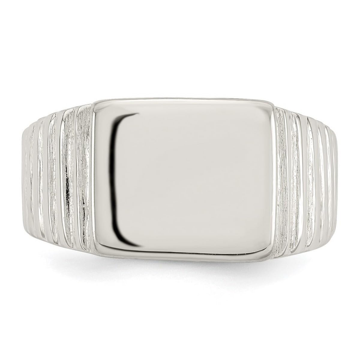 925 Sterling Silver Solid Polished Signet Ring for Women - Elegant Jewelry Gift for Birthday, Anniversary & Everyday Wear | JewelryWeb