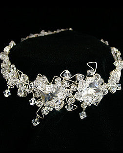 Kezani Jadore Elegant Crystal Wedding Armband for Brides - Perfect for Bridal Accessories, Wedding Ceremonies & Special Occasions