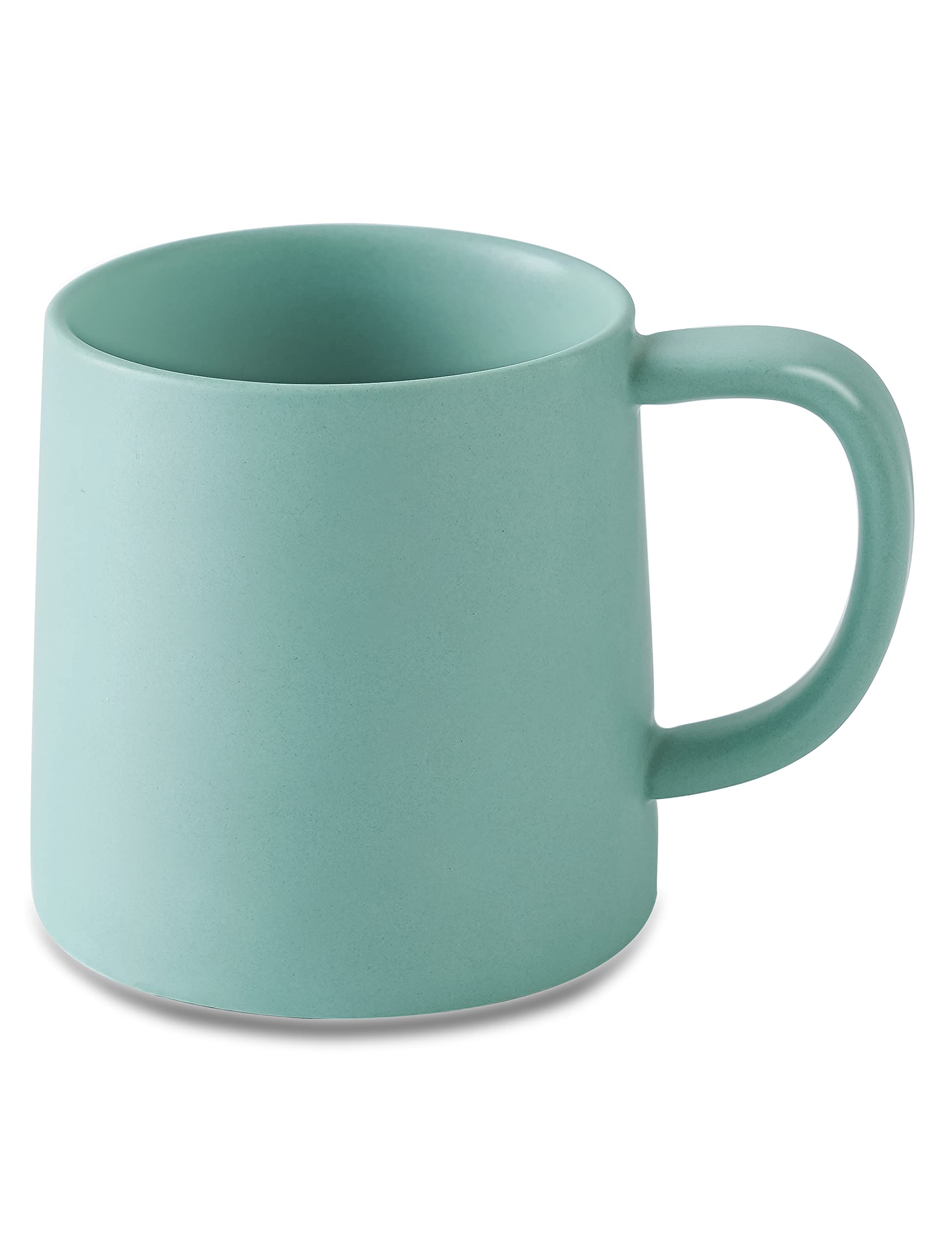 16 Oz Ceramic Coffee Mugs - Matte Mint Blue Solid Color Coffee Cup (Set of 1) - Perfect for Home, Office & Gifts - Durable & Stylish Drinking Mug for Coffee, Tea & Hot Beverages