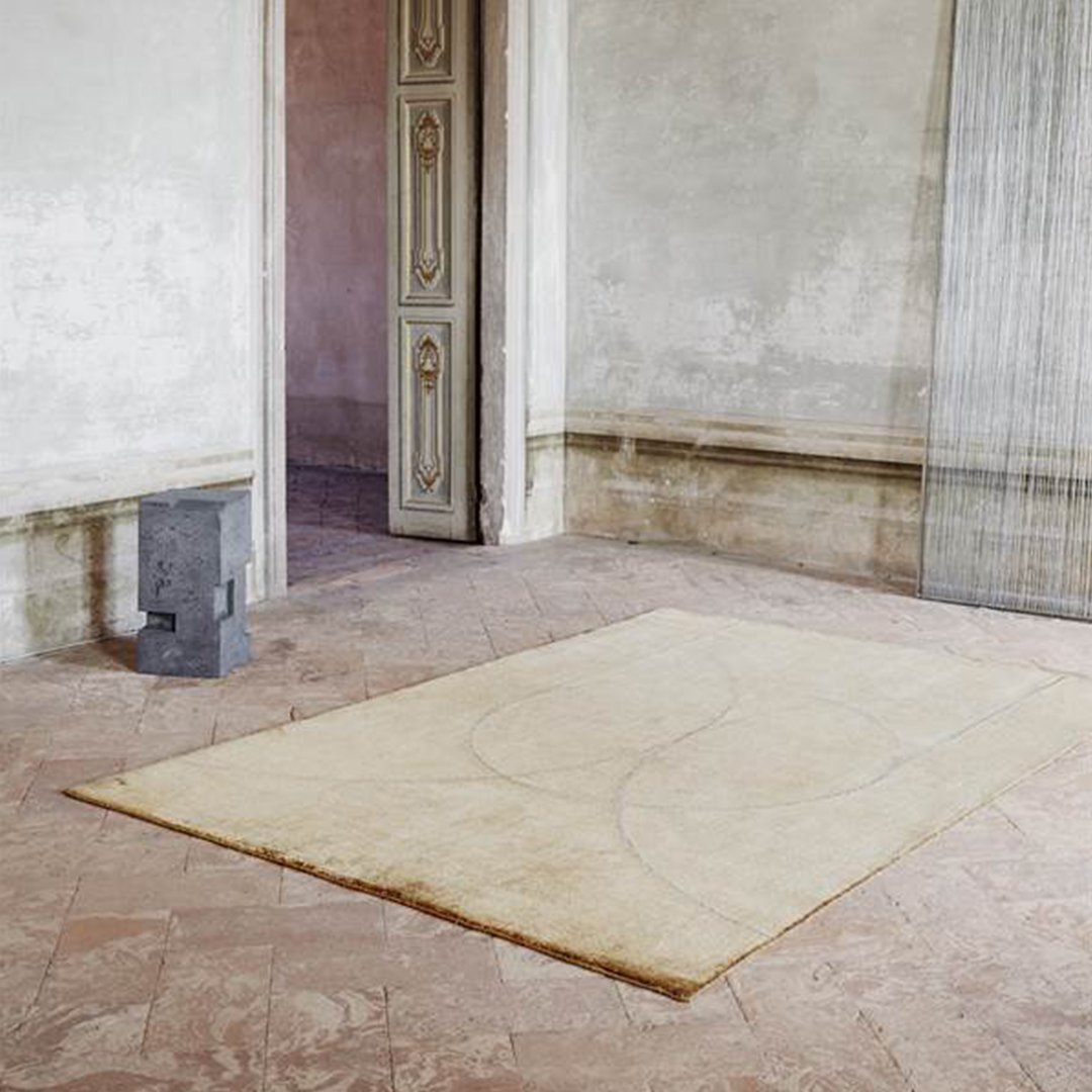 Linie Design Circulus Rug - Modern Round Area Rug for Living Room, Bedroom & Office - Soft & Durable Home Decor