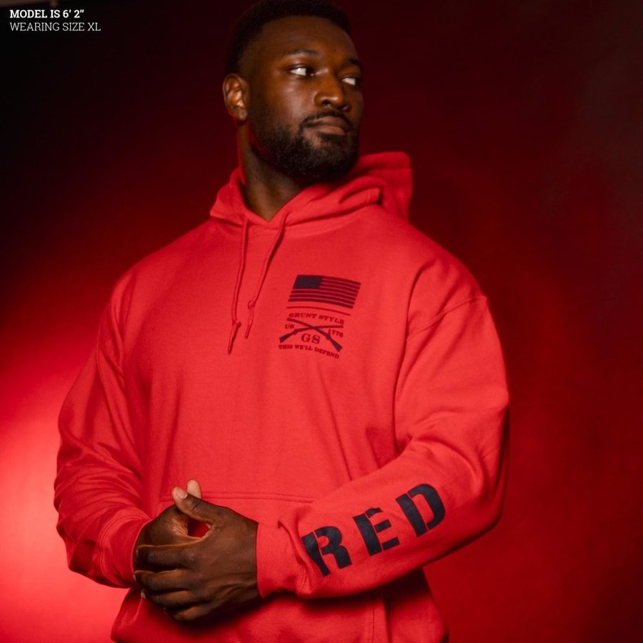 RED Friday Hoodie - Soft & Comfortable Pullover Sweatshirt for Men & Women - Perfect for Casual Wear, Sports, and Weekend Outings