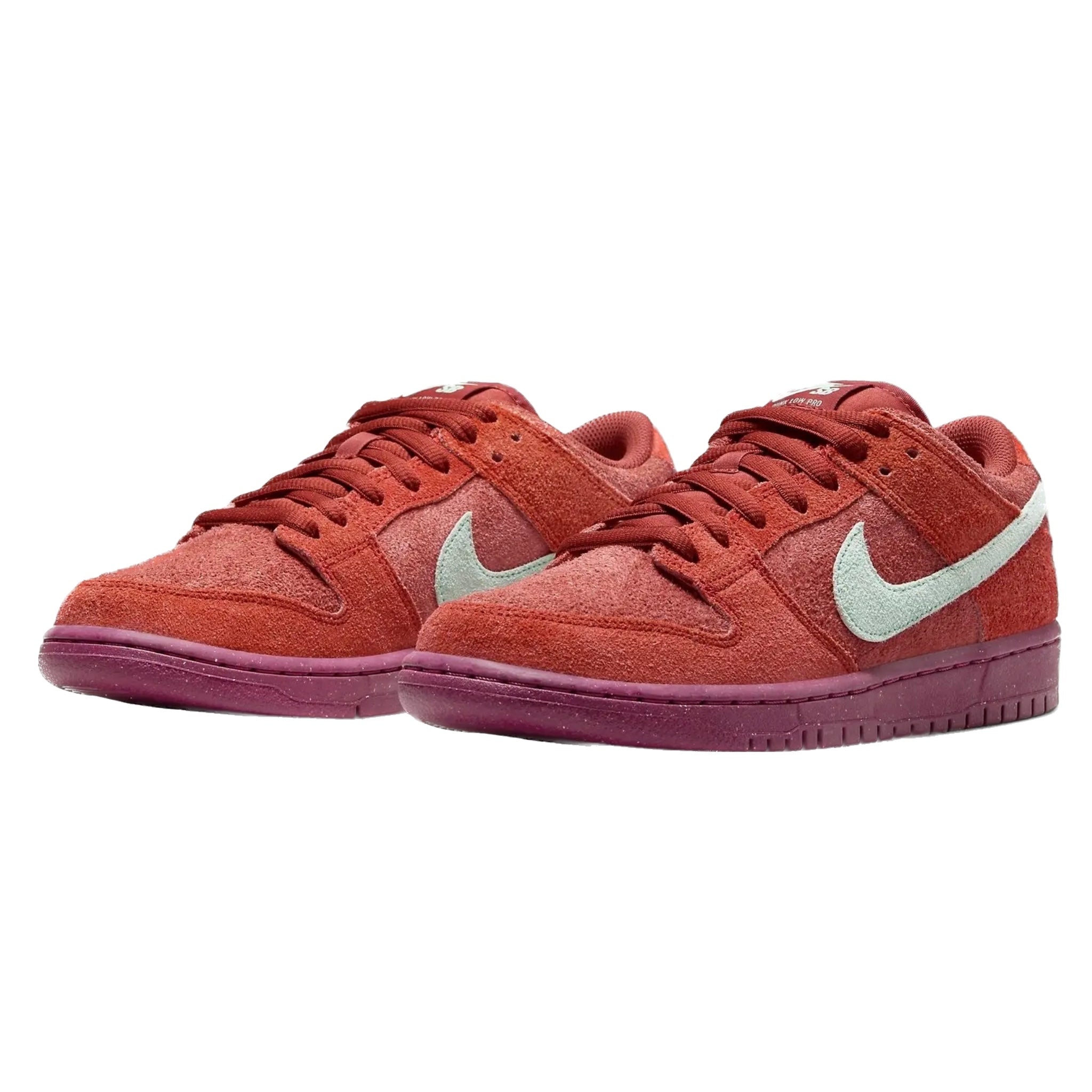 Nike SB Dunk Low Sneakers - Mystic Red, Rosewood, Emerald Rise & Rugged Orange Colorways | Stylish & Comfortable for Skateboarding, Casual Wear & Street Fashion