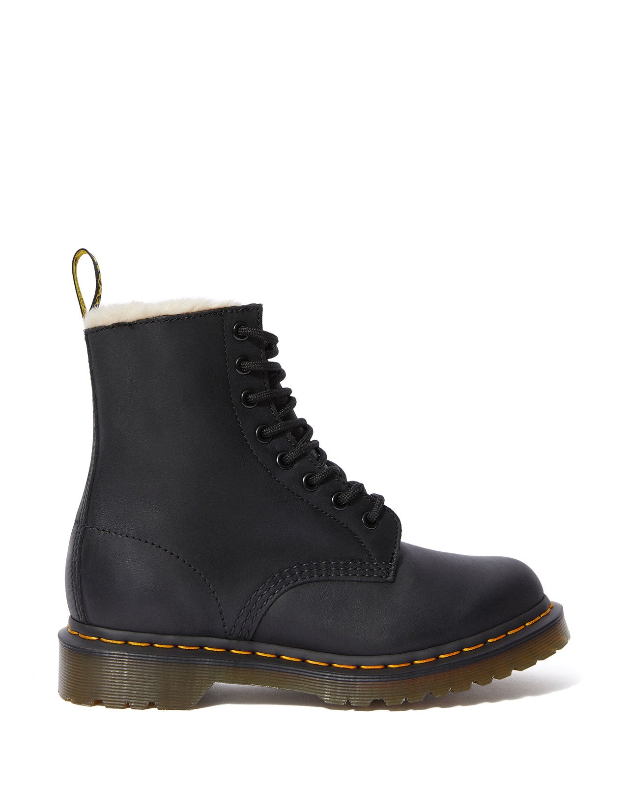 Dr. Martens 1460 Serena Black Burnished Wyoming Boots - Women's Classic Ankle Boots for Fashion & Comfort | Perfect for Casual Outfits, Work & Outdoor Activities