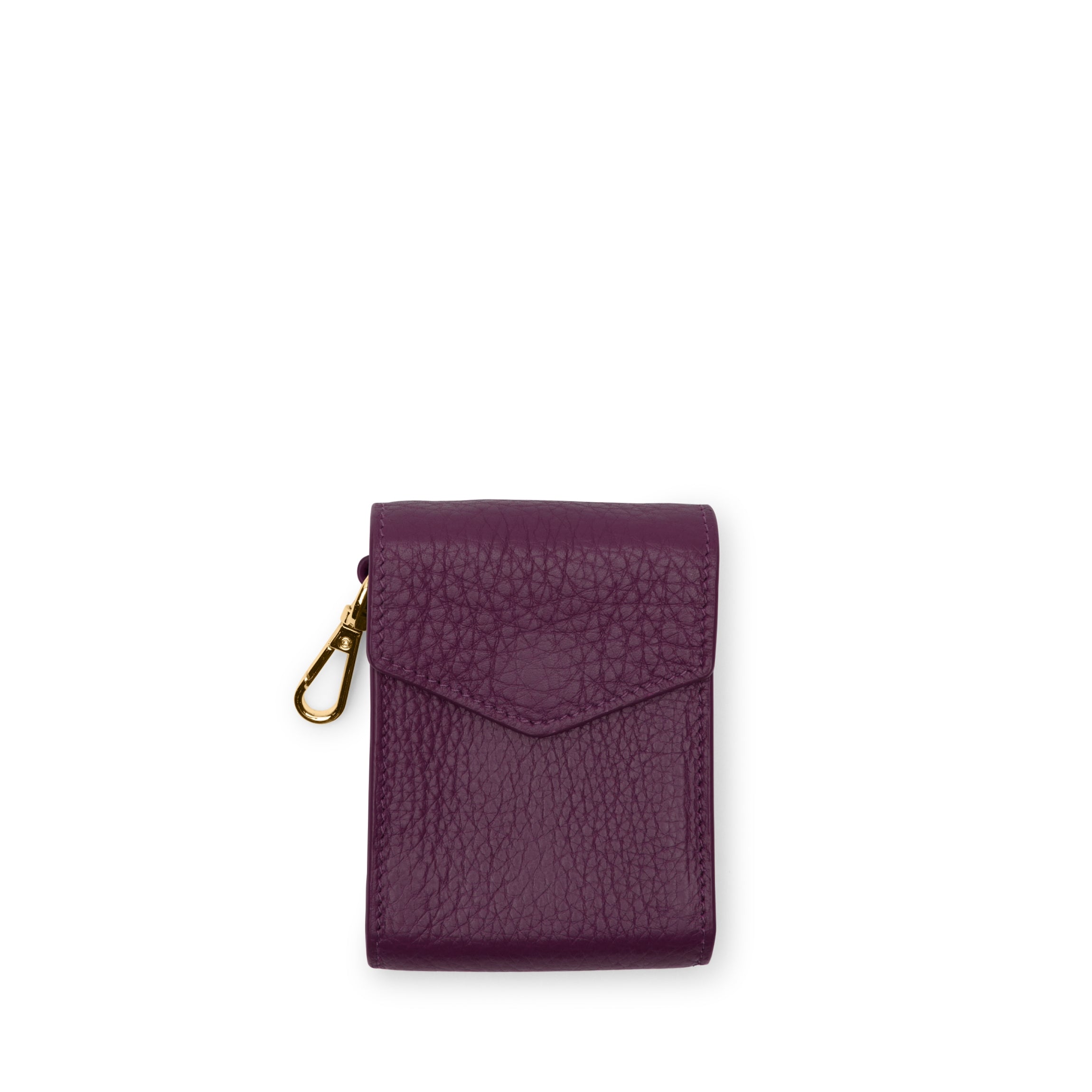 Premium Portable Single Playing Card Case - Deep Plum | Compact & Durable Card Holder for Poker, Magic Tricks & Travel | Perfect for Casino Nights, Game Nights & On-the-Go Entertainment