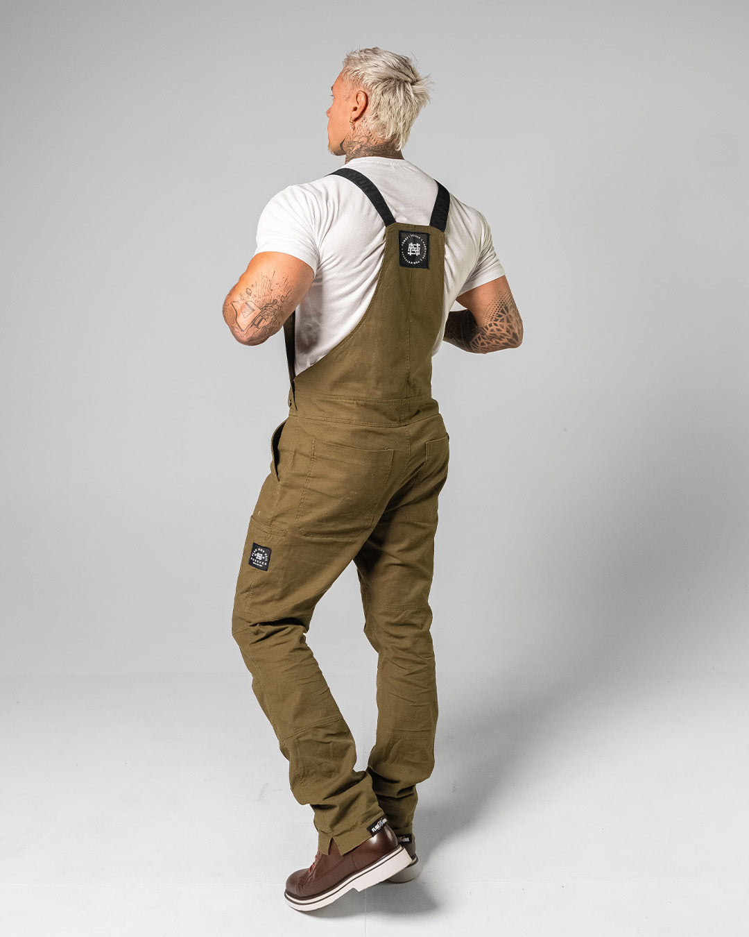 FOREVER OVERALLS - Olive Green Denim Overalls for Women & Men | Durable Workwear & Casual Fashion | Perfect for Farming, Gardening & Outdoor Activities